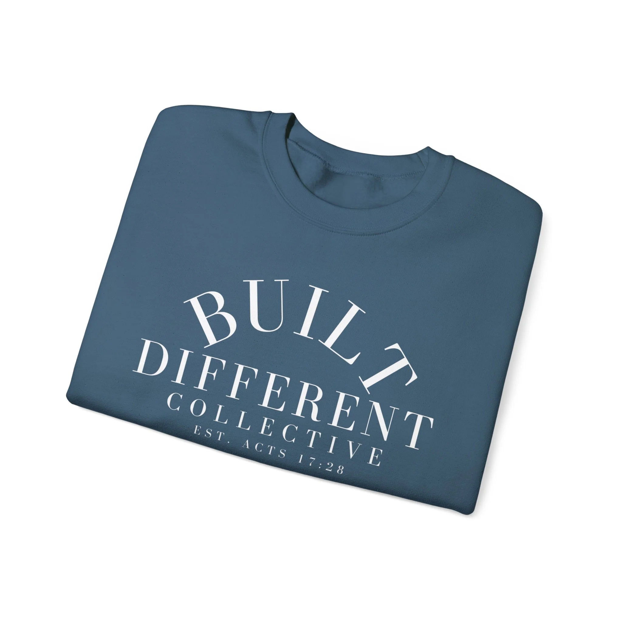 BUILT DIFFERENT COLLECTIVE EST. ACTS 17:28 Unisex Heavy Blend™ Crewneck Sweatshirt - Image 22