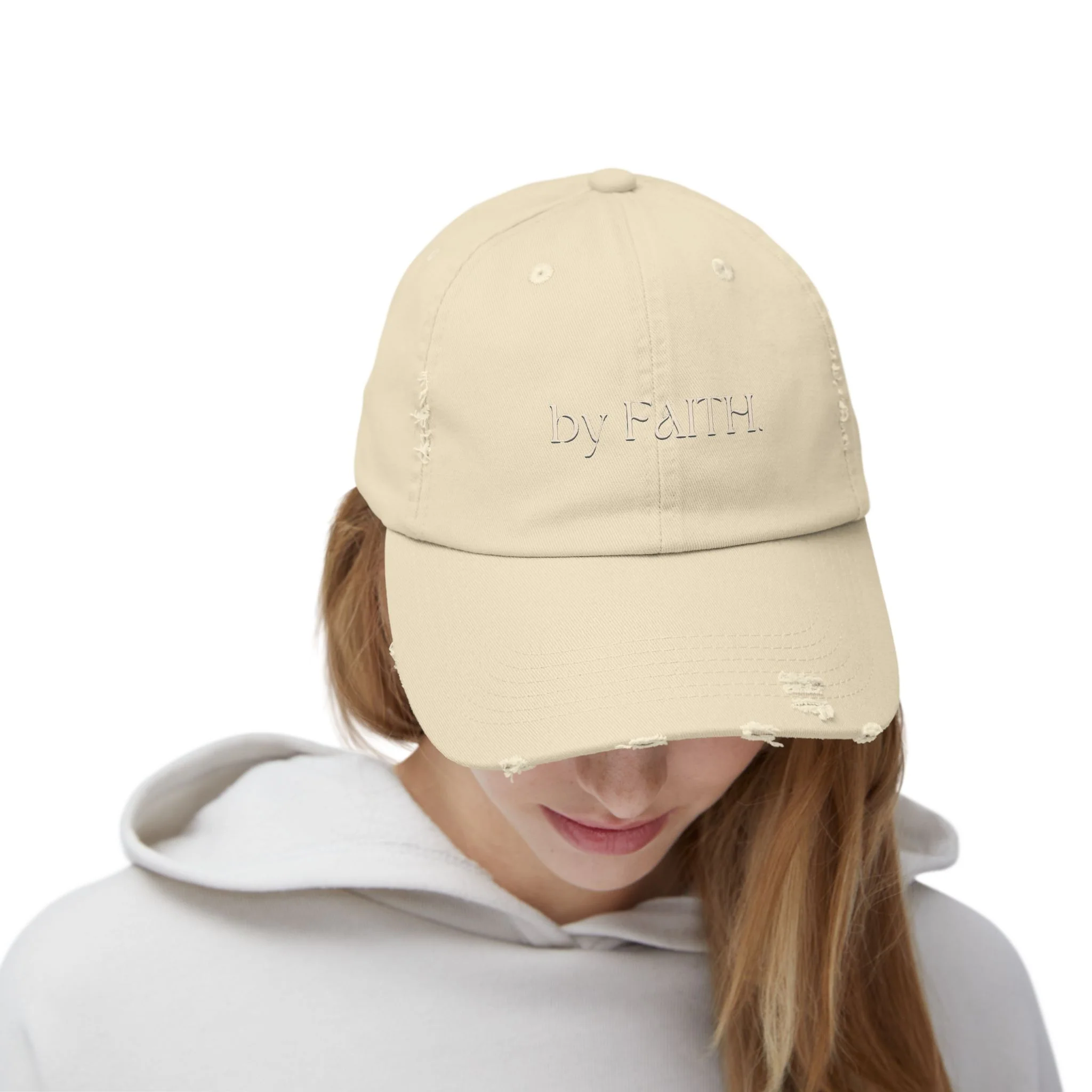 by Faith. Distressed Cap - Image 4