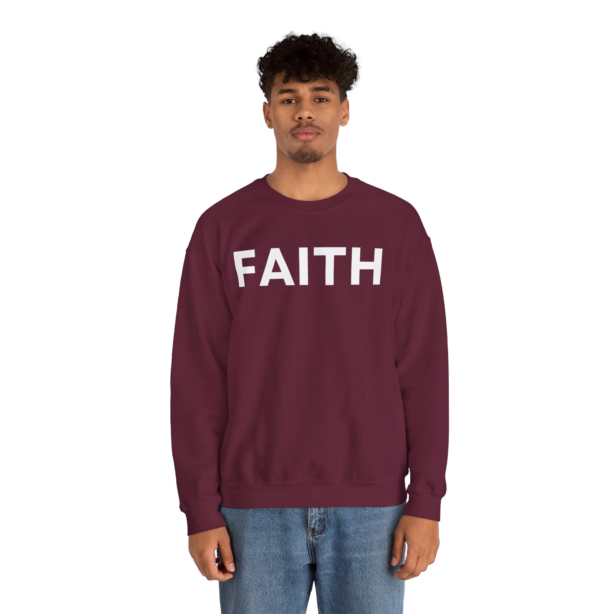 FAITH Unisex Heavy Blend™ Crewneck Sweatshirt - Image 13