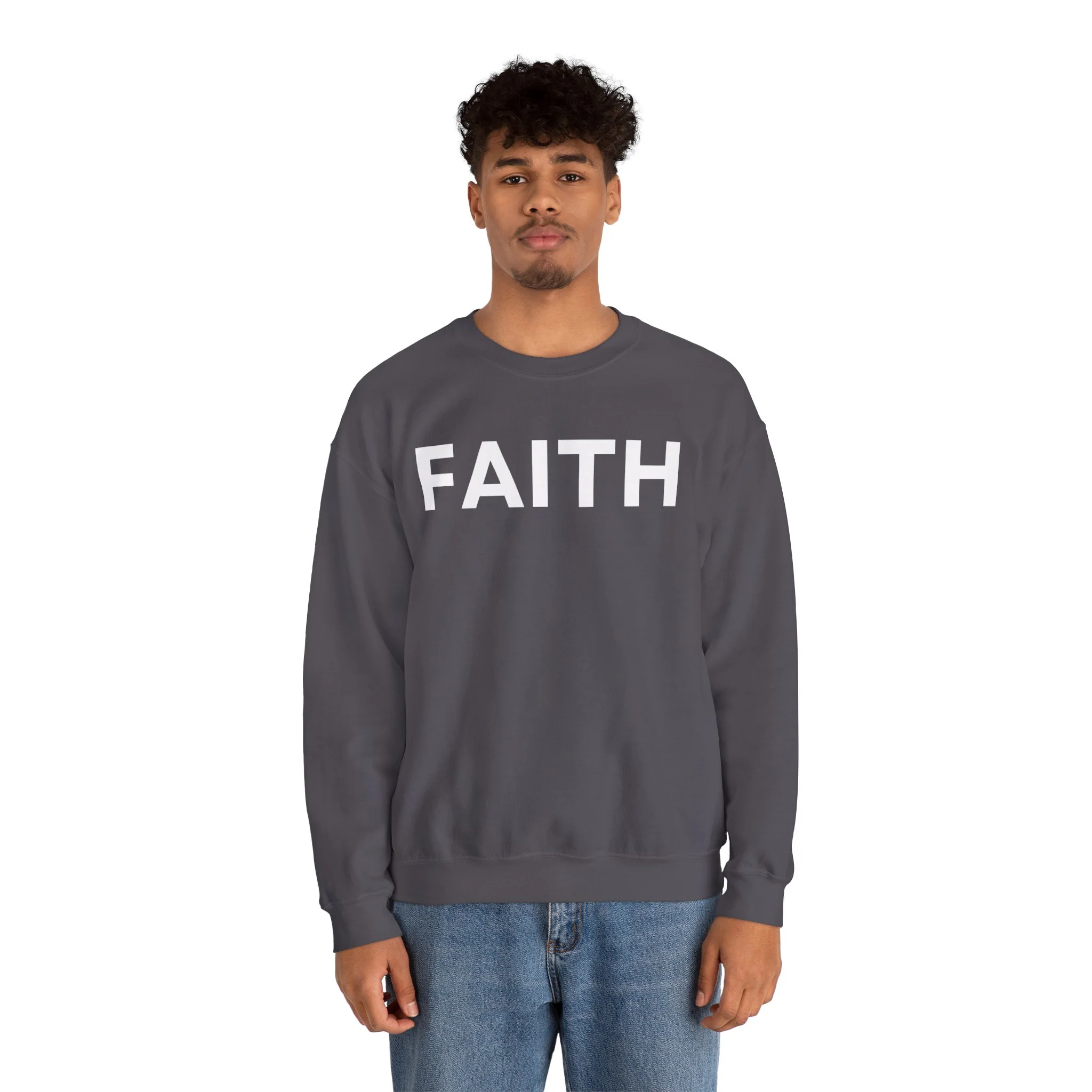 FAITH Unisex Heavy Blend™ Crewneck Sweatshirt - Image 45