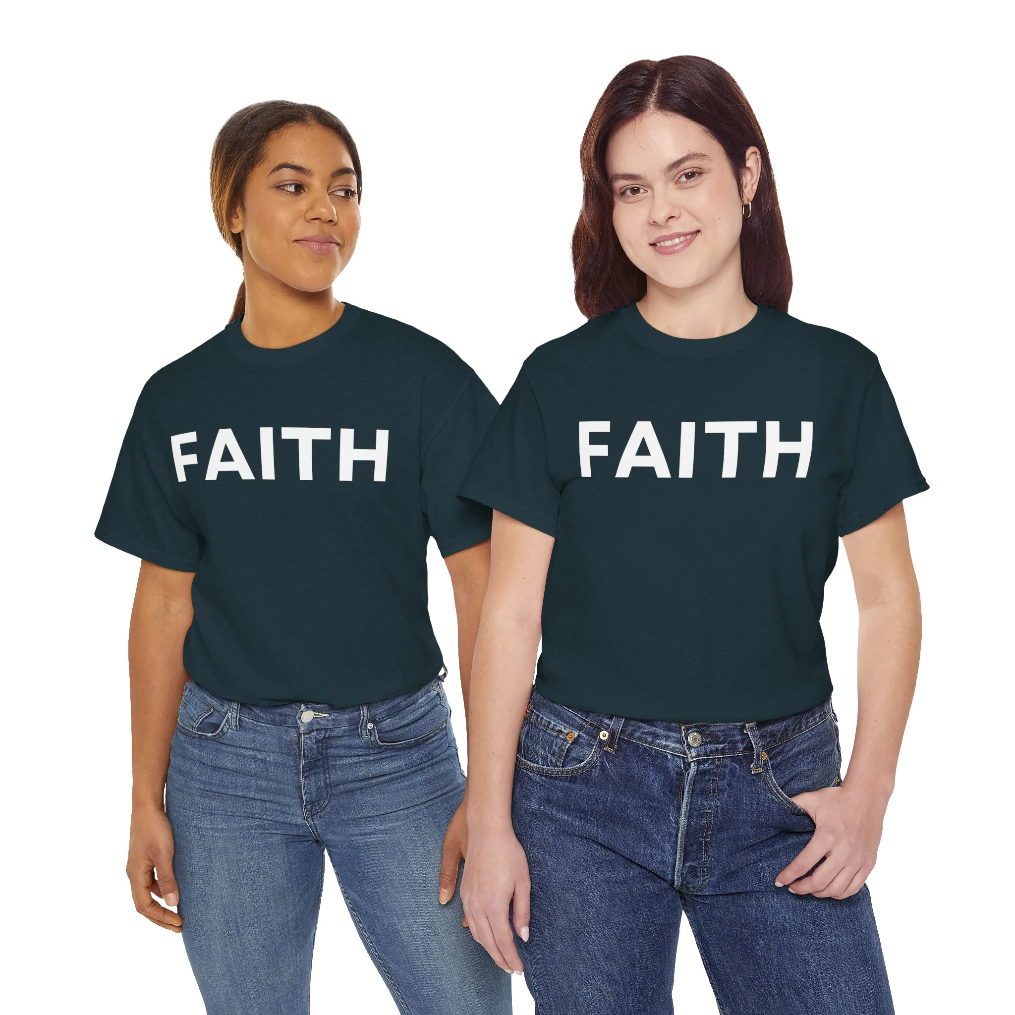 FAITH Unisex Heavy Cotton Tee - Image 17