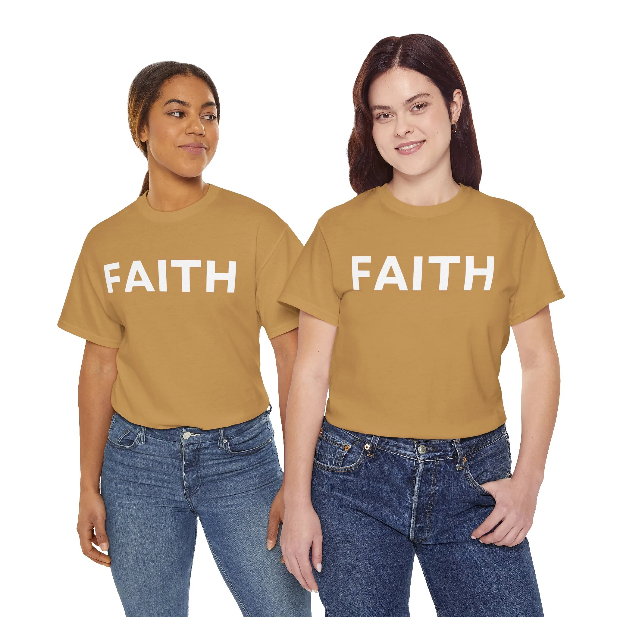 FAITH Unisex Heavy Cotton Tee - Image 32