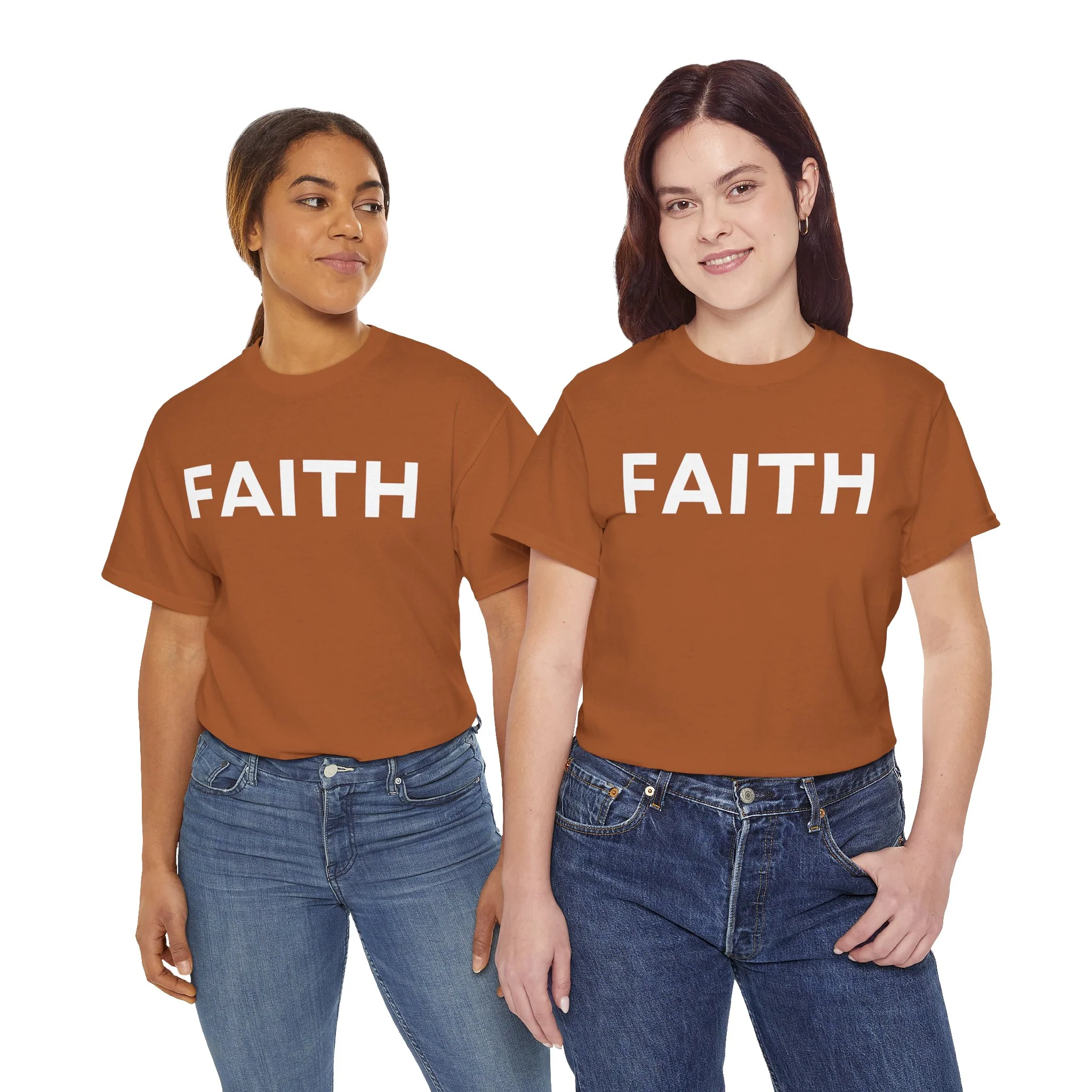 FAITH Unisex Heavy Cotton Tee - Image 37