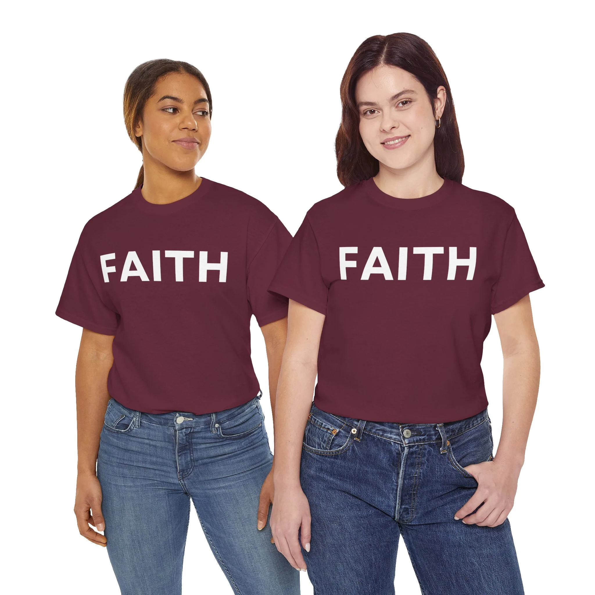 FAITH Unisex Heavy Cotton Tee - Image 42