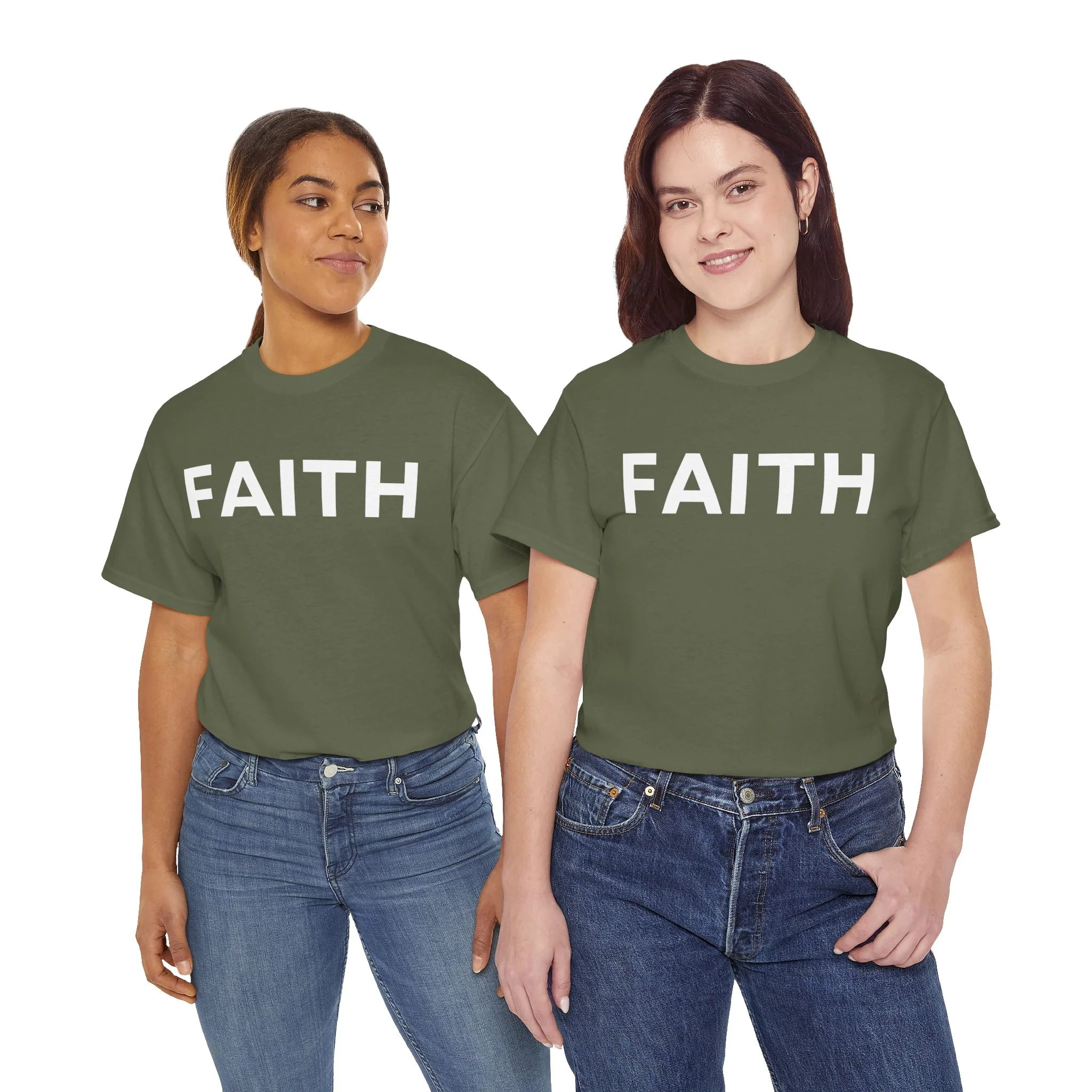 FAITH Unisex Heavy Cotton Tee - Image 47