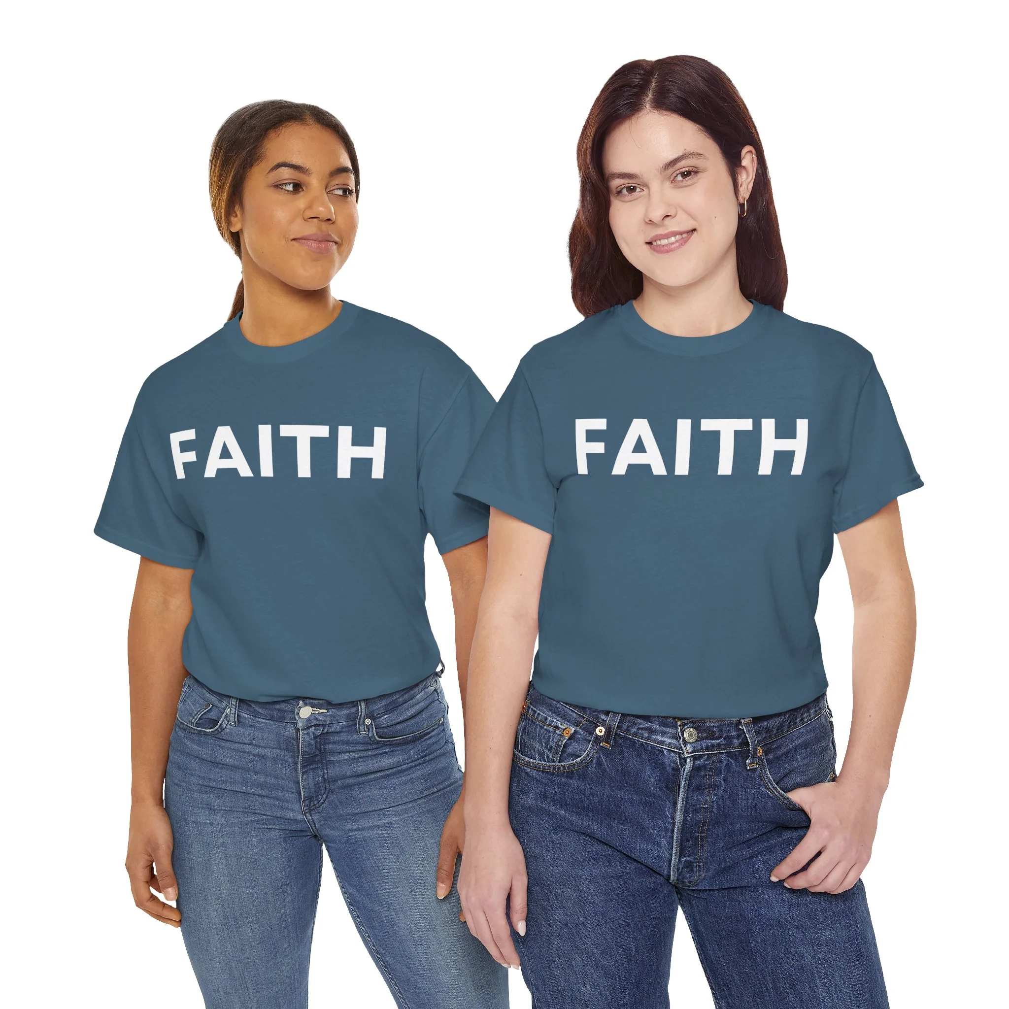 FAITH Unisex Heavy Cotton Tee - Image 57