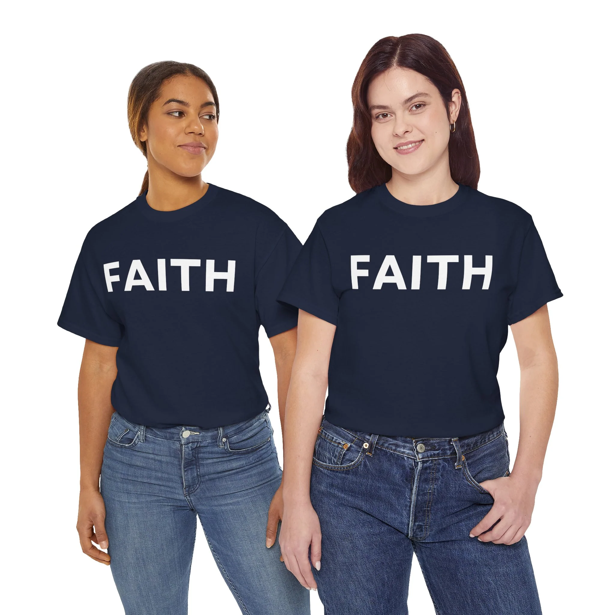 FAITH Unisex Heavy Cotton Tee - Image 67
