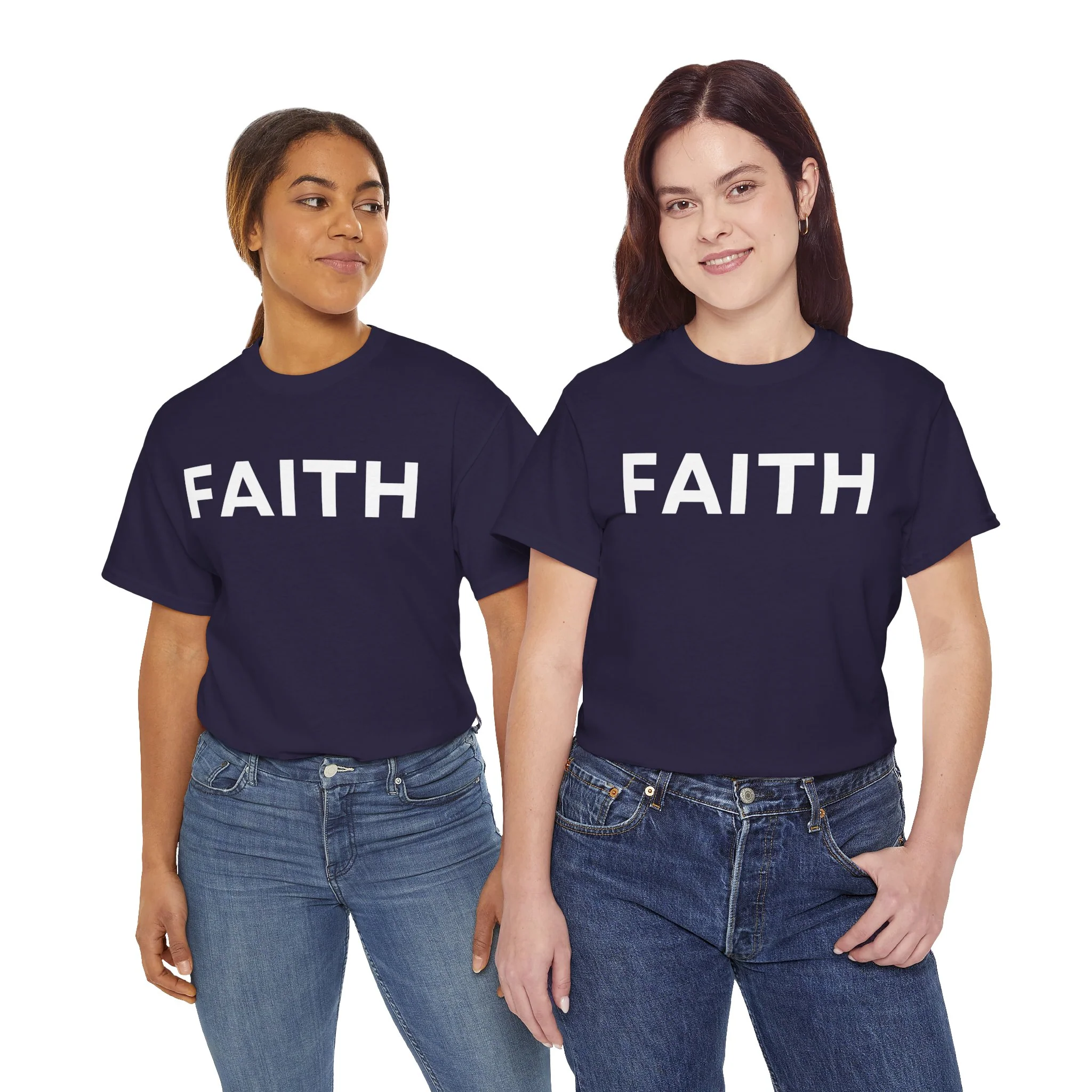 FAITH Unisex Heavy Cotton Tee - Image 72