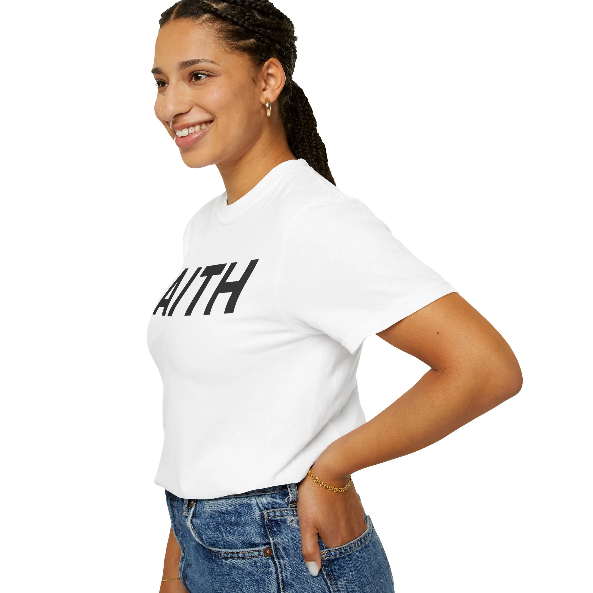 FAITH Unisex Cotton T-shirt - Image 5