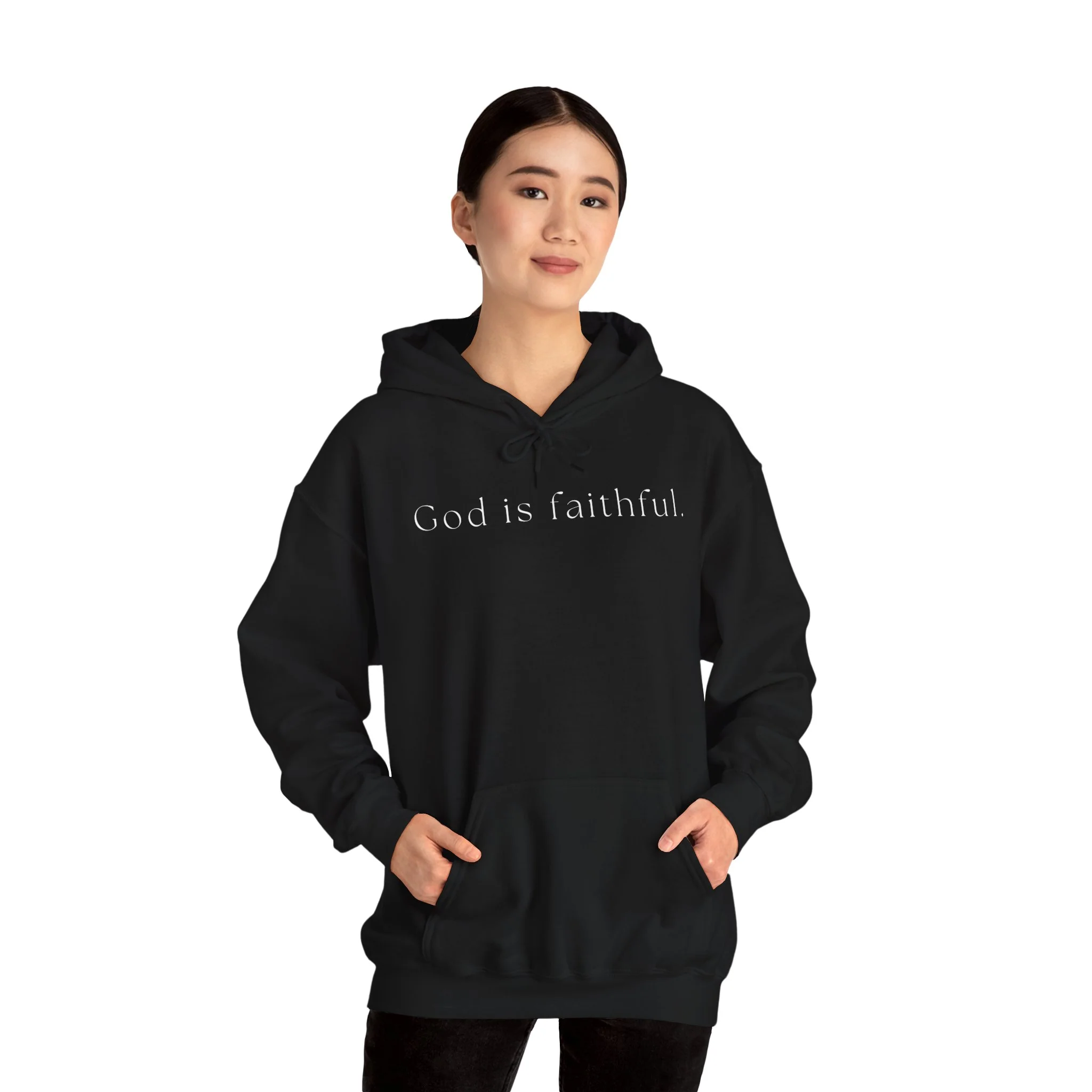 God is faithful. Heavy Blend™ Hooded Sweatshirt - Image 14