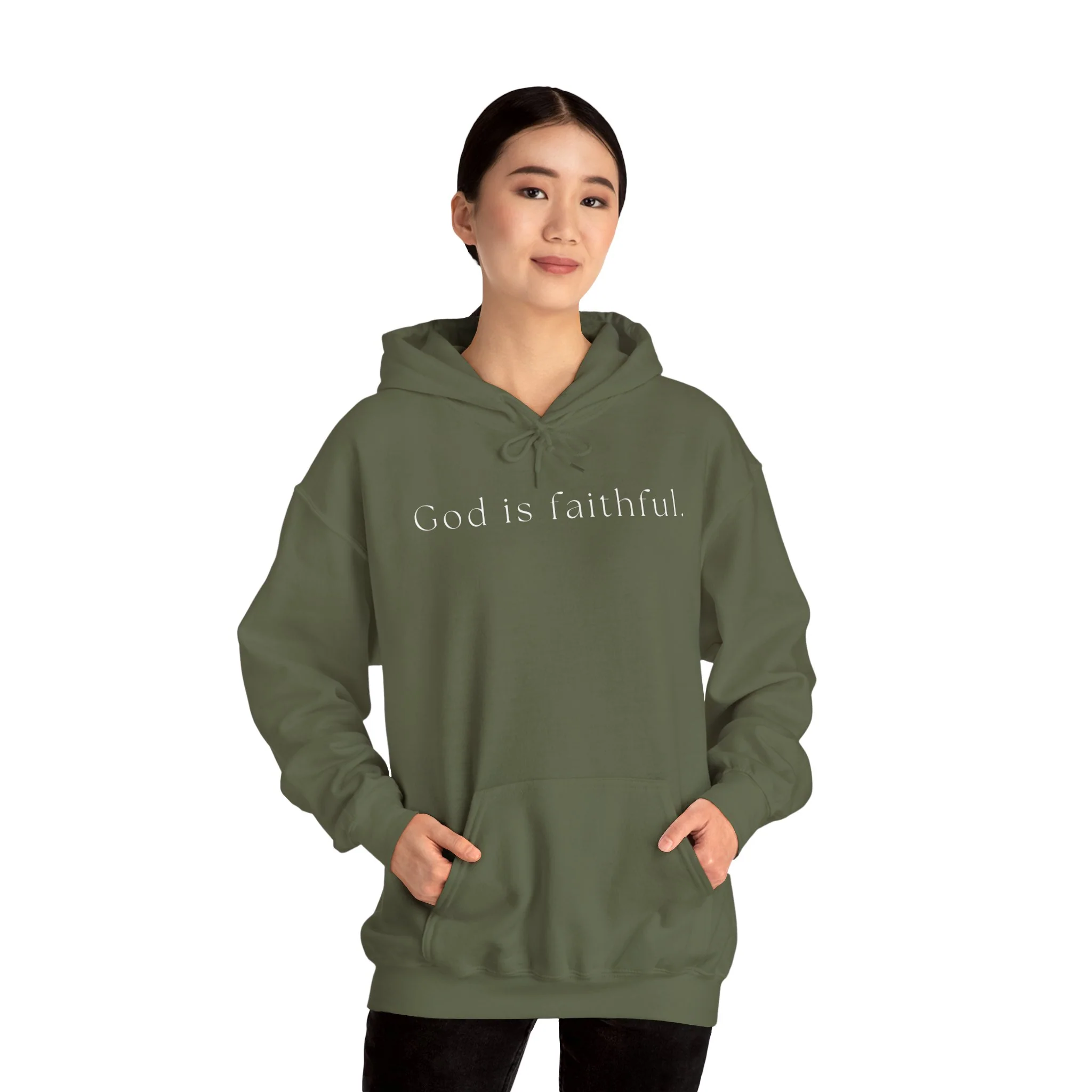God is faithful. Heavy Blend™ Hooded Sweatshirt - Image 22