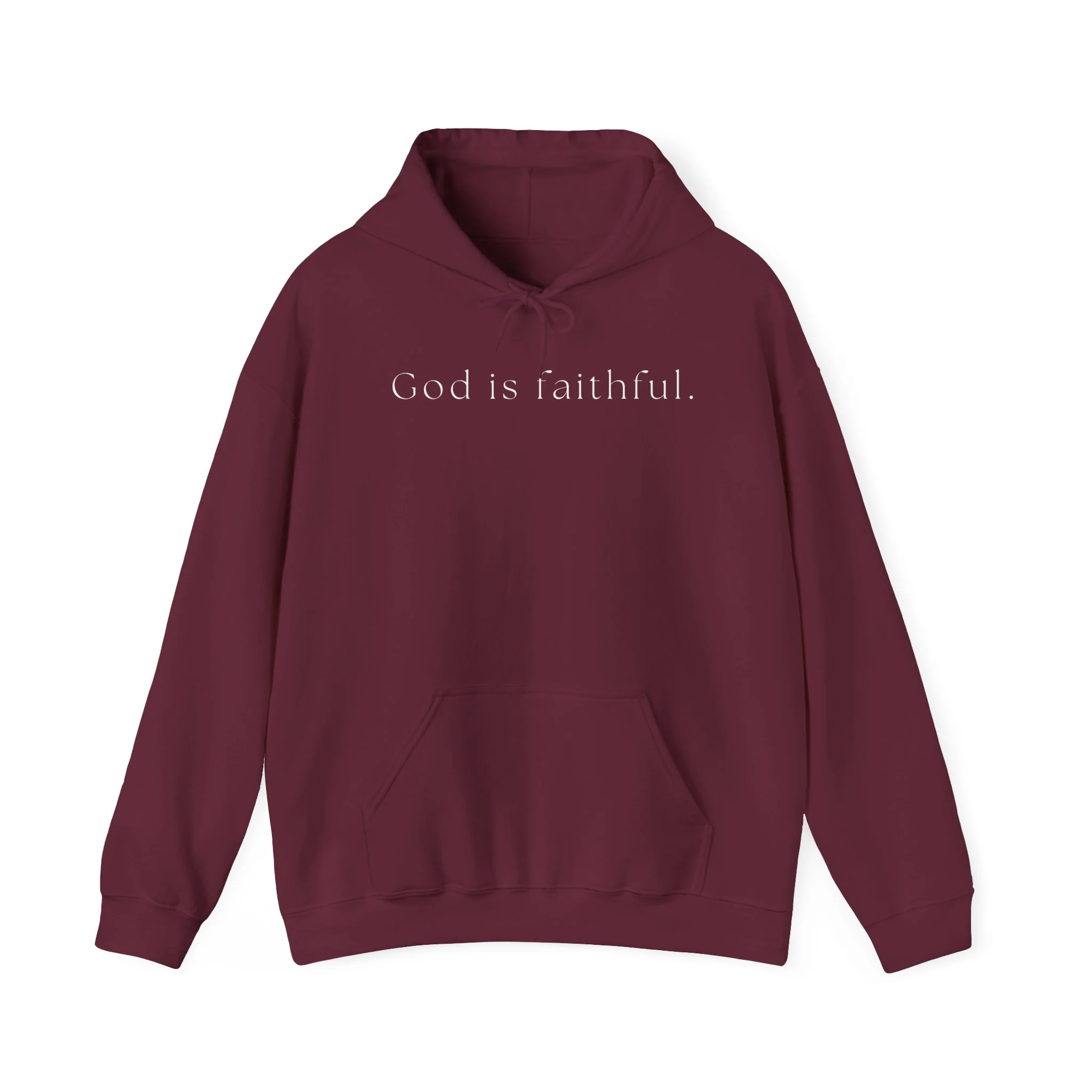 God is faithful. Heavy Blend™ Hooded Sweatshirt - Image 3