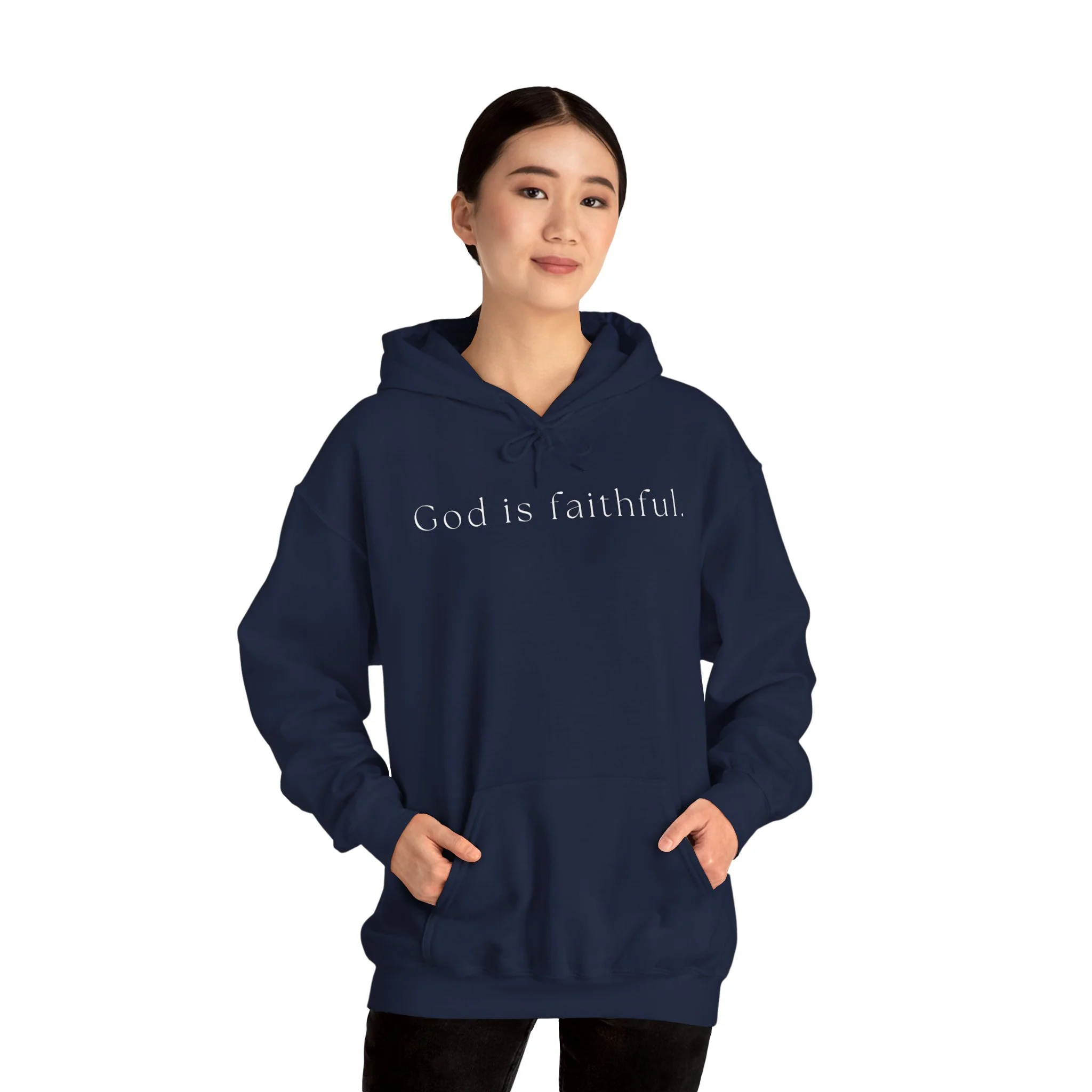 God is faithful. Heavy Blend™ Hooded Sweatshirt - Image 30