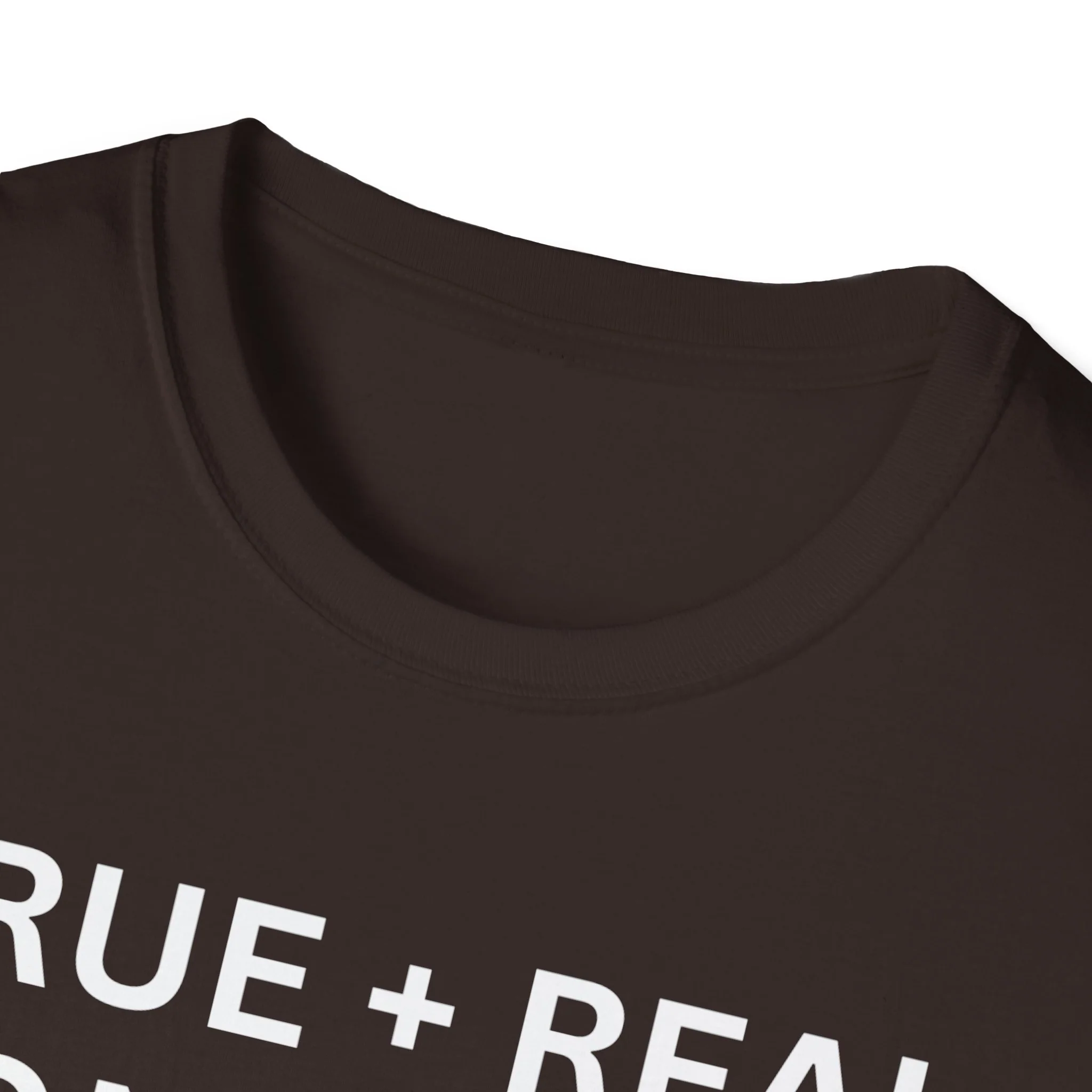 Inspirational 'TRUE + REAL CONFIDENT AUTHENTIC BOLD + BRAVE WOMAN Heavy Cotton Tee' T-Shirt - Image 12