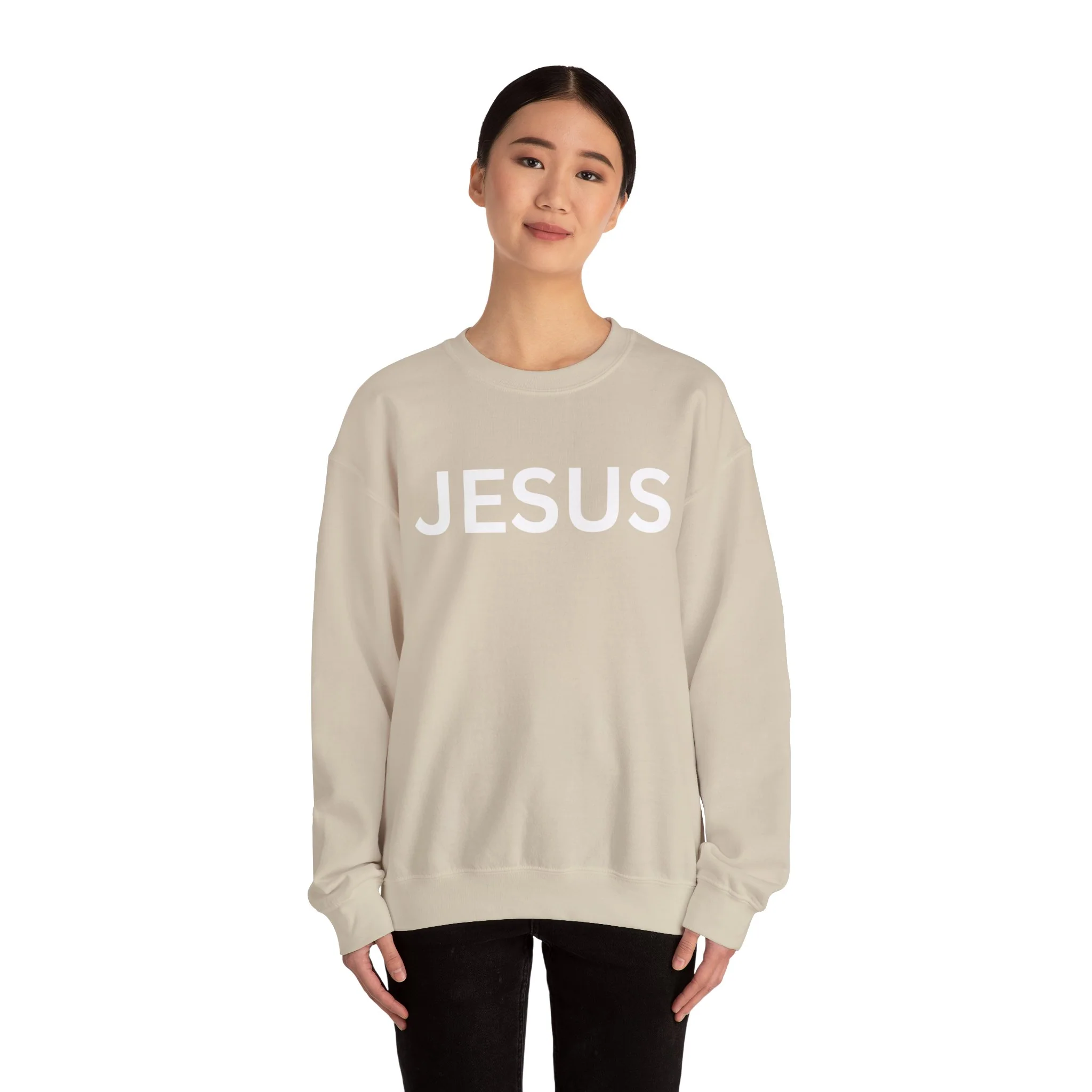 JESUS Unisex Heavy Blend™ Crewneck Sweatshirt - Image 11