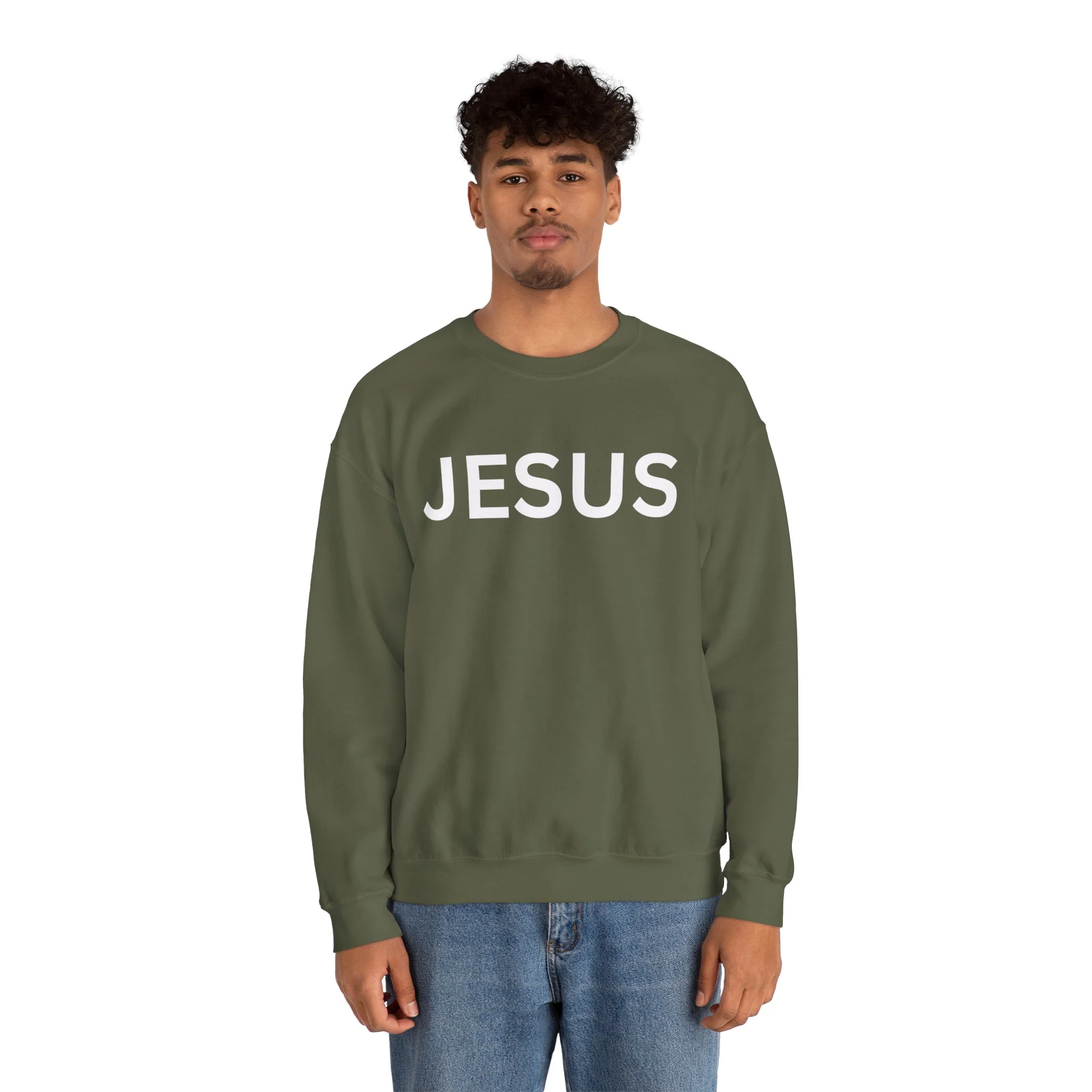 JESUS Unisex Heavy Blend™ Crewneck Sweatshirt - Image 24