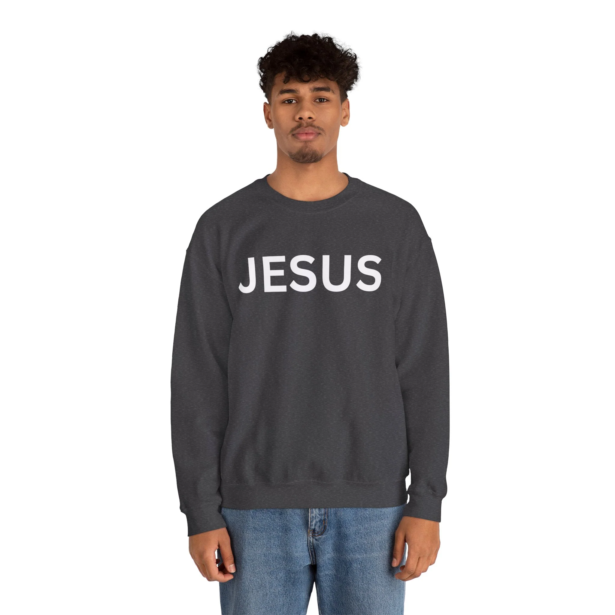 JESUS Unisex Heavy Blend™ Crewneck Sweatshirt - Image 28