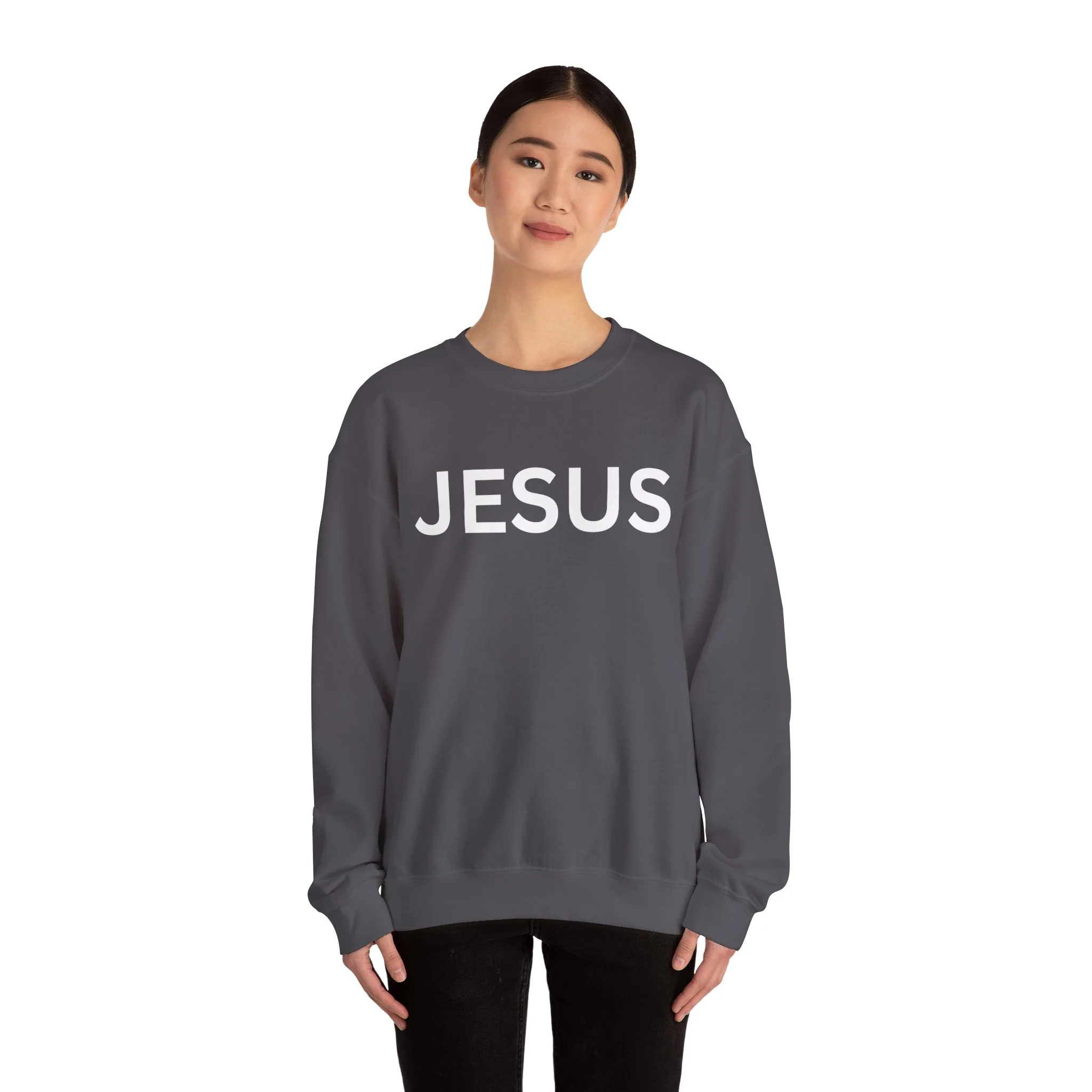 JESUS Unisex Heavy Blend™ Crewneck Sweatshirt - Image 35