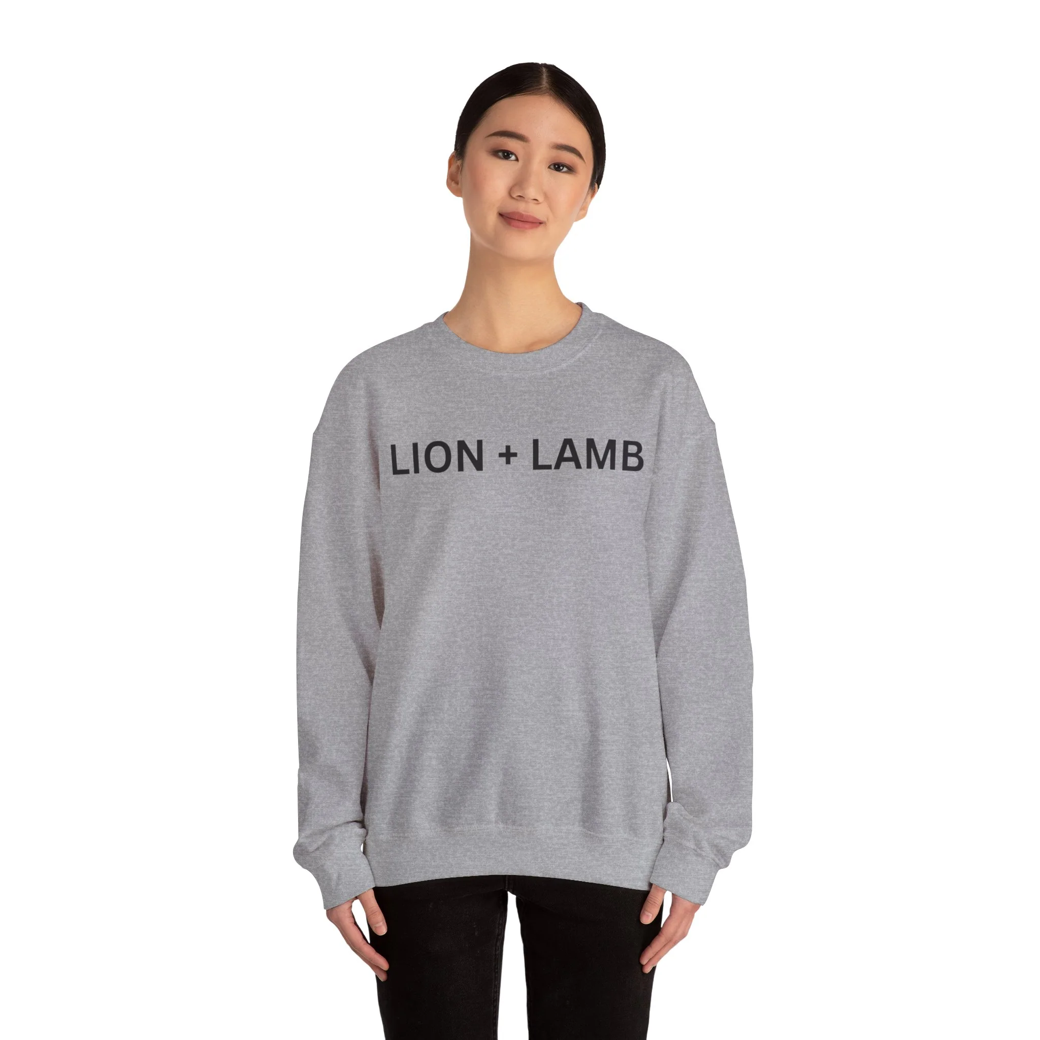 LION + LAMB Unisex Heavy Blend™ Crewneck Sweatshirt - Image 13