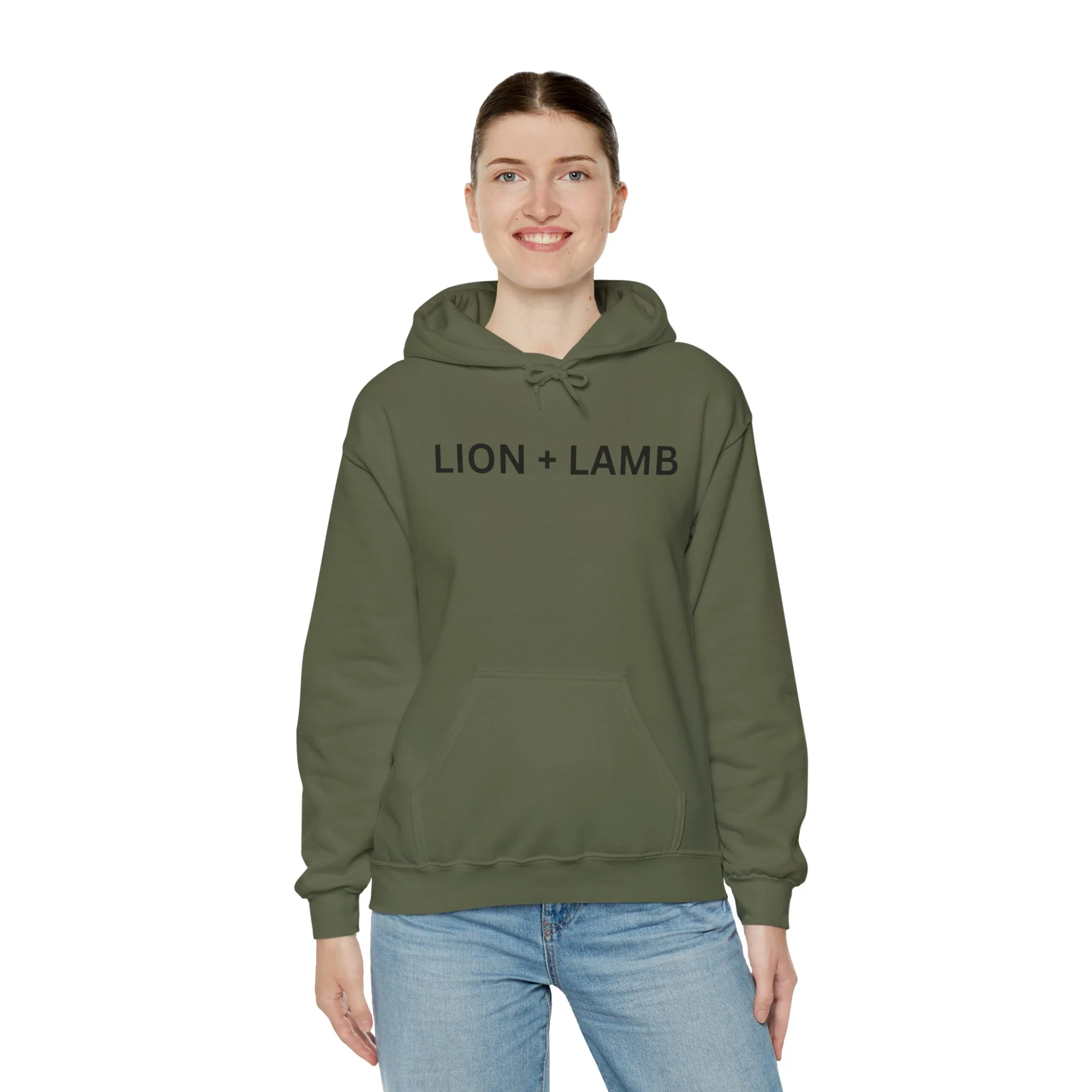 LION + LAMB Unisex Heavy Blend™ Hooded Sweatshirt - Image 12