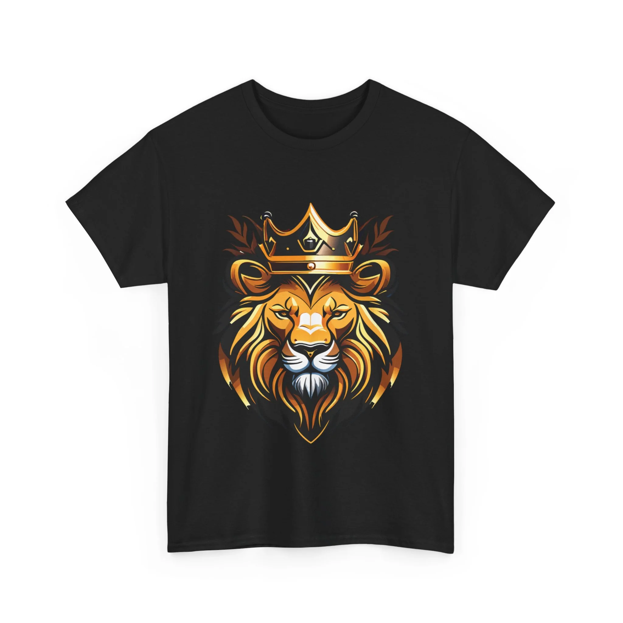 Lion of the Tribe of Judah Heavy Cotton Tee - Image 13