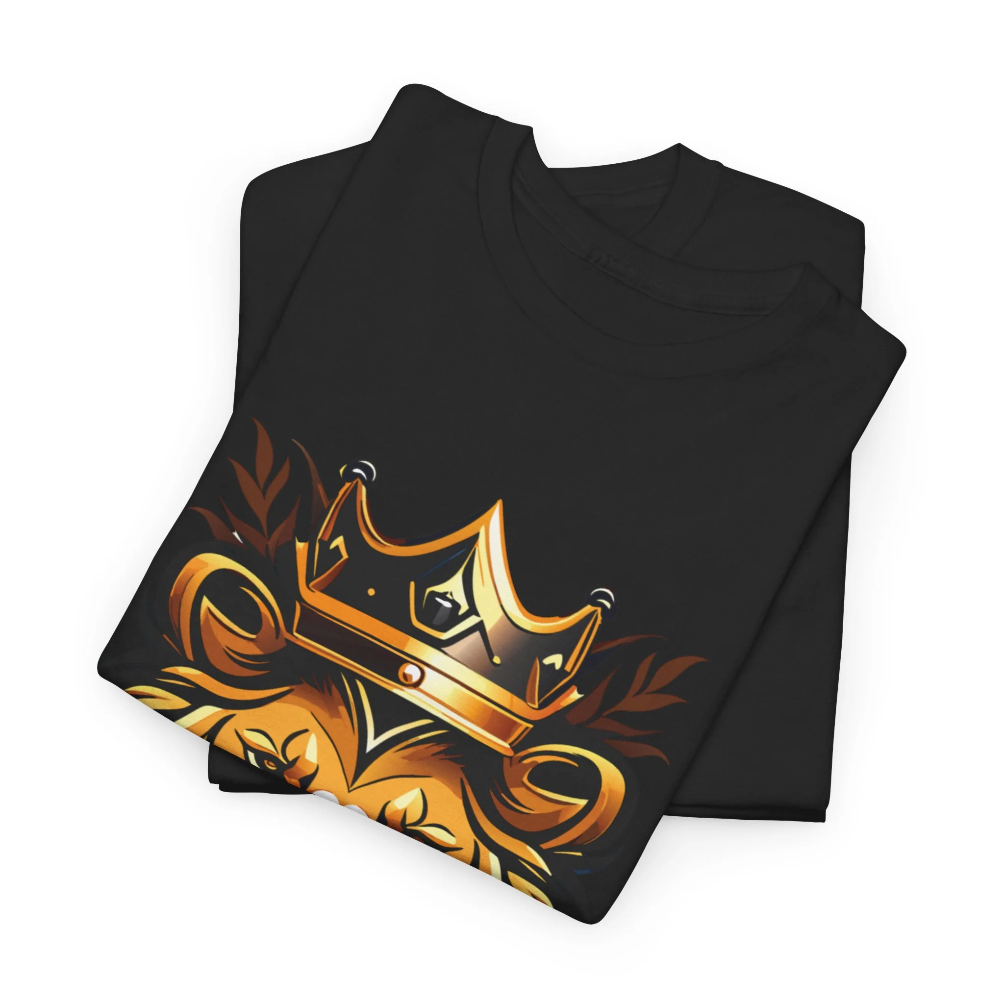 Lion of the Tribe of Judah Heavy Cotton Tee - Image 14