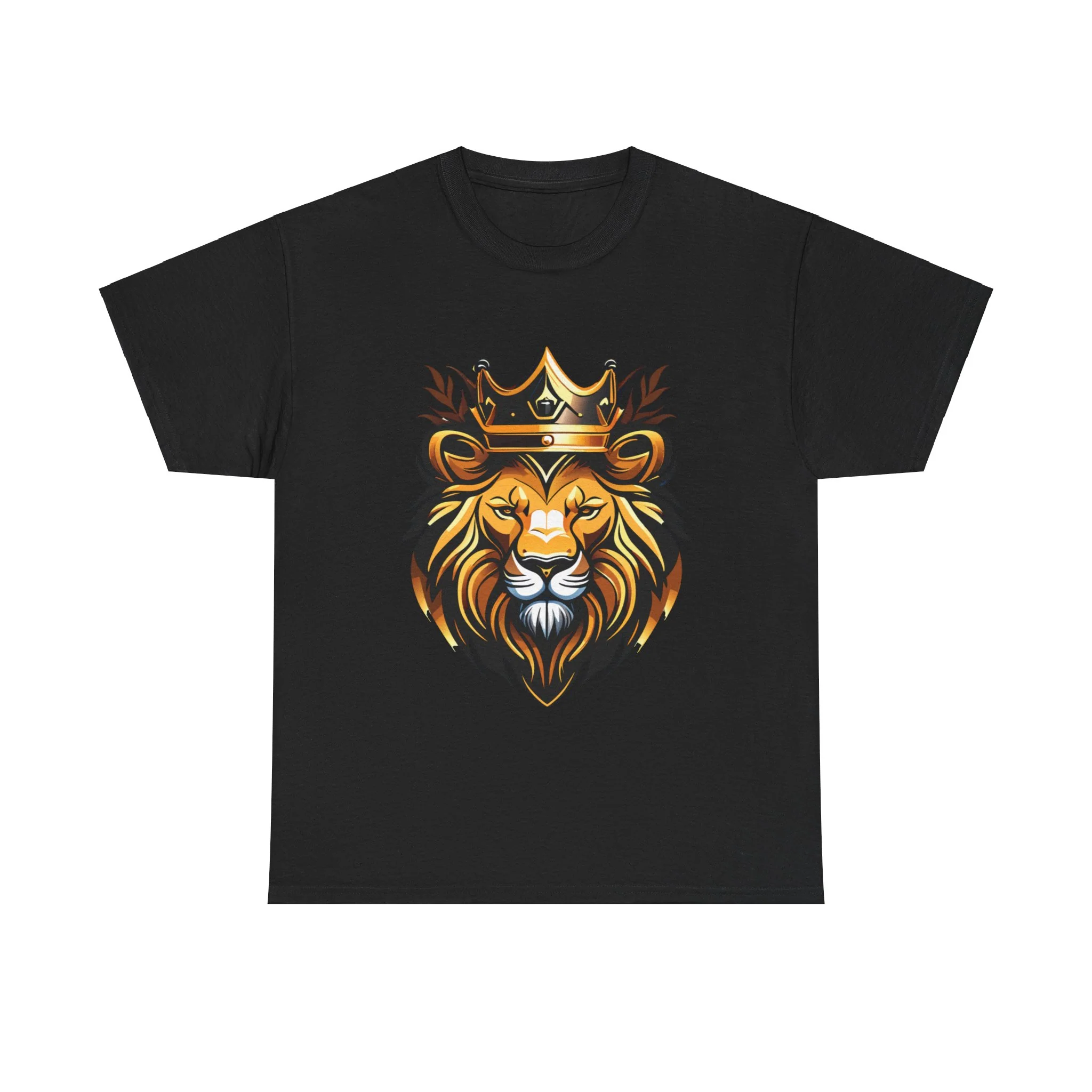 Lion of the Tribe of Judah Heavy Cotton Tee - Image 3