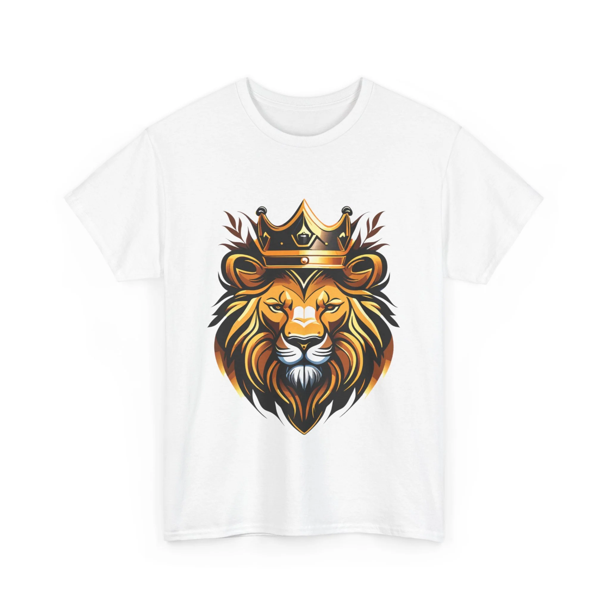 Lion of the Tribe of Judah Heavy Cotton Tee - Image 9