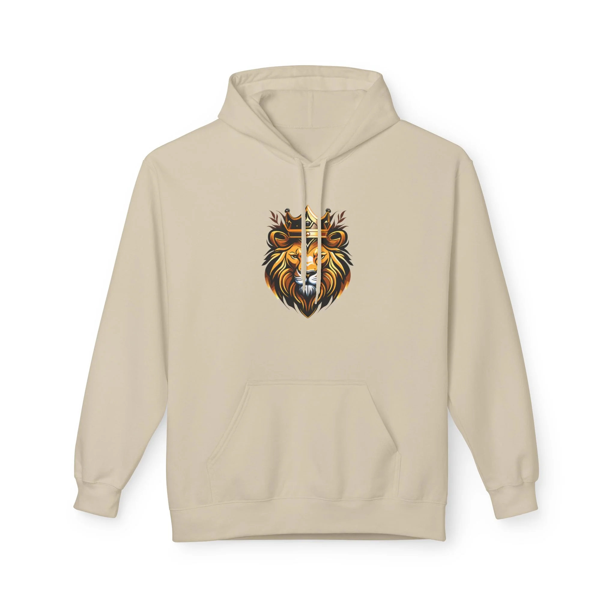 Lion of the Tribe of Judah Midweight Softstyle Fleece Hoodie - Image 3