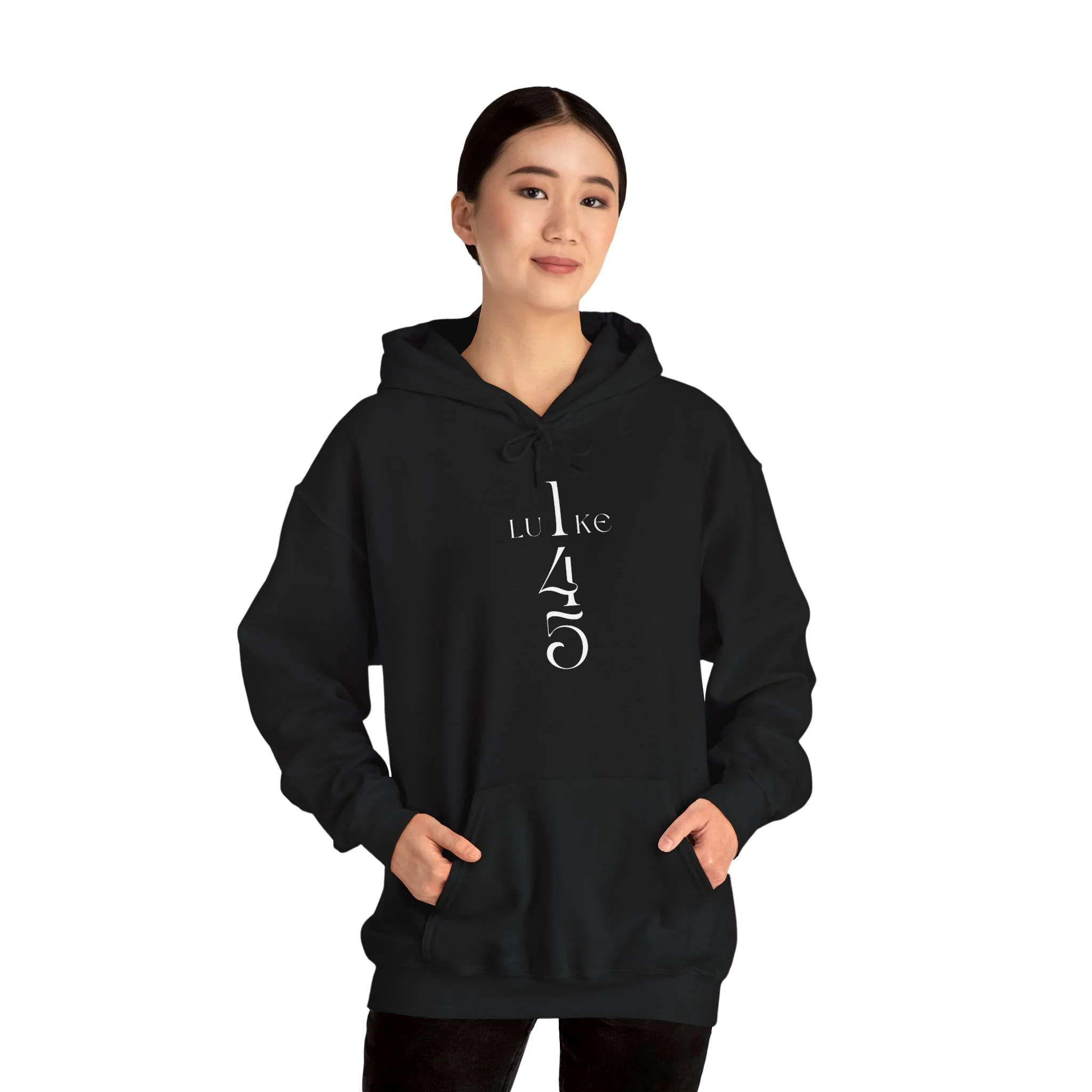 Luke 1:45 Heavy Blend™ Hooded Sweatshirt - Image 11