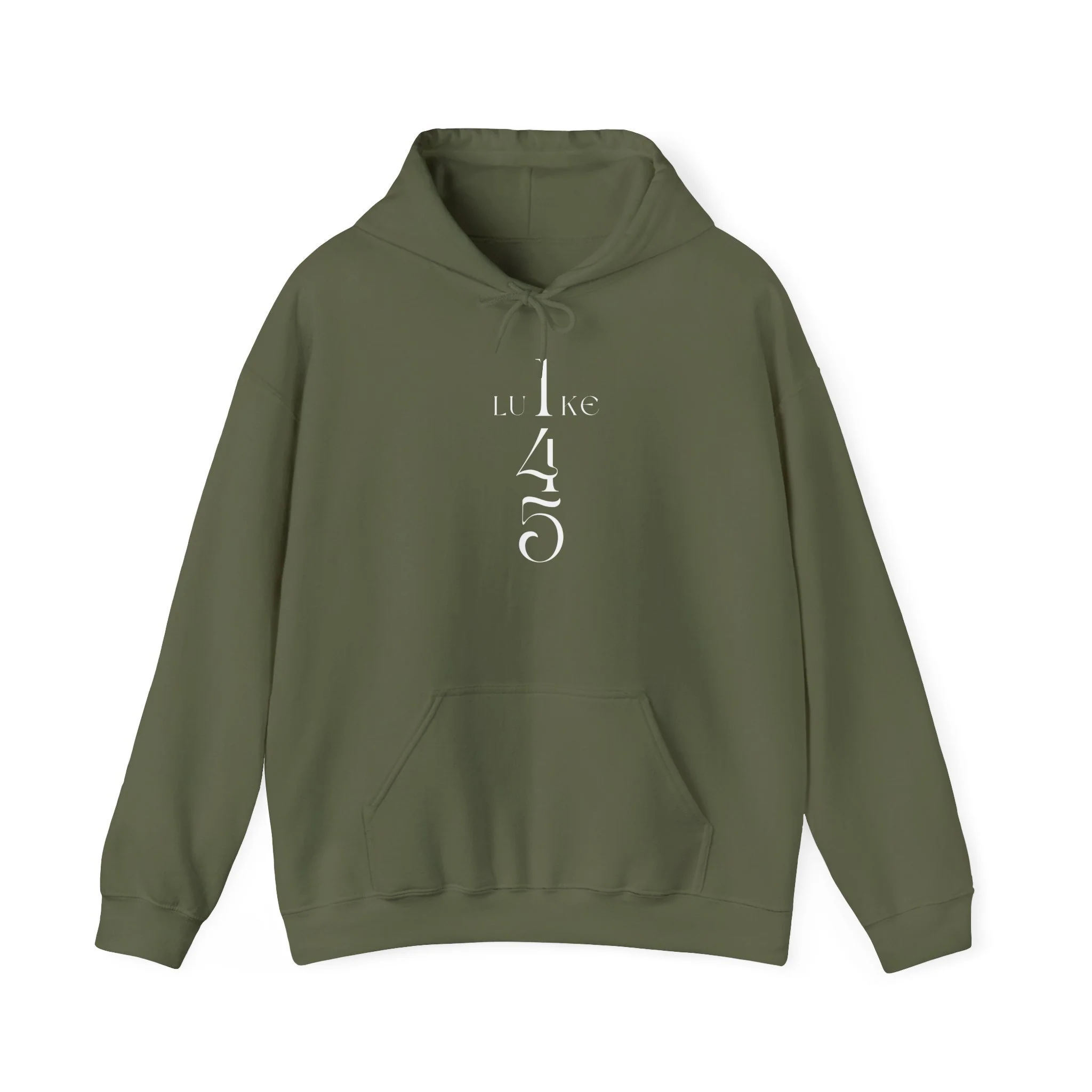 Luke 1:45 Heavy Blend™ Hooded Sweatshirt - Image 3