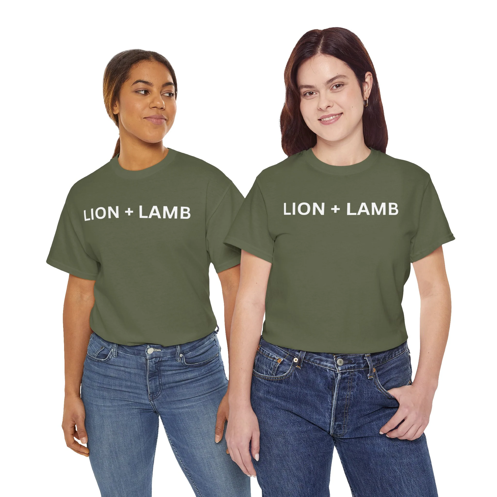LION + LAMB Unisex Heavy Cotton Tee - Image 44