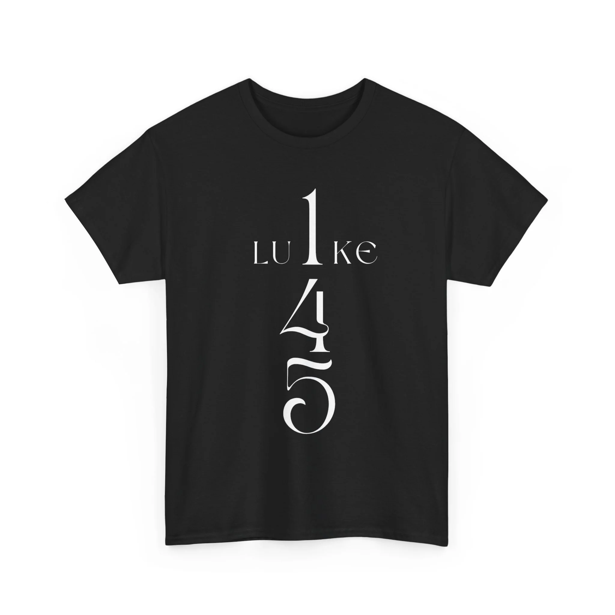 Luke 1:45 Heavy Cotton Tee - Image 13