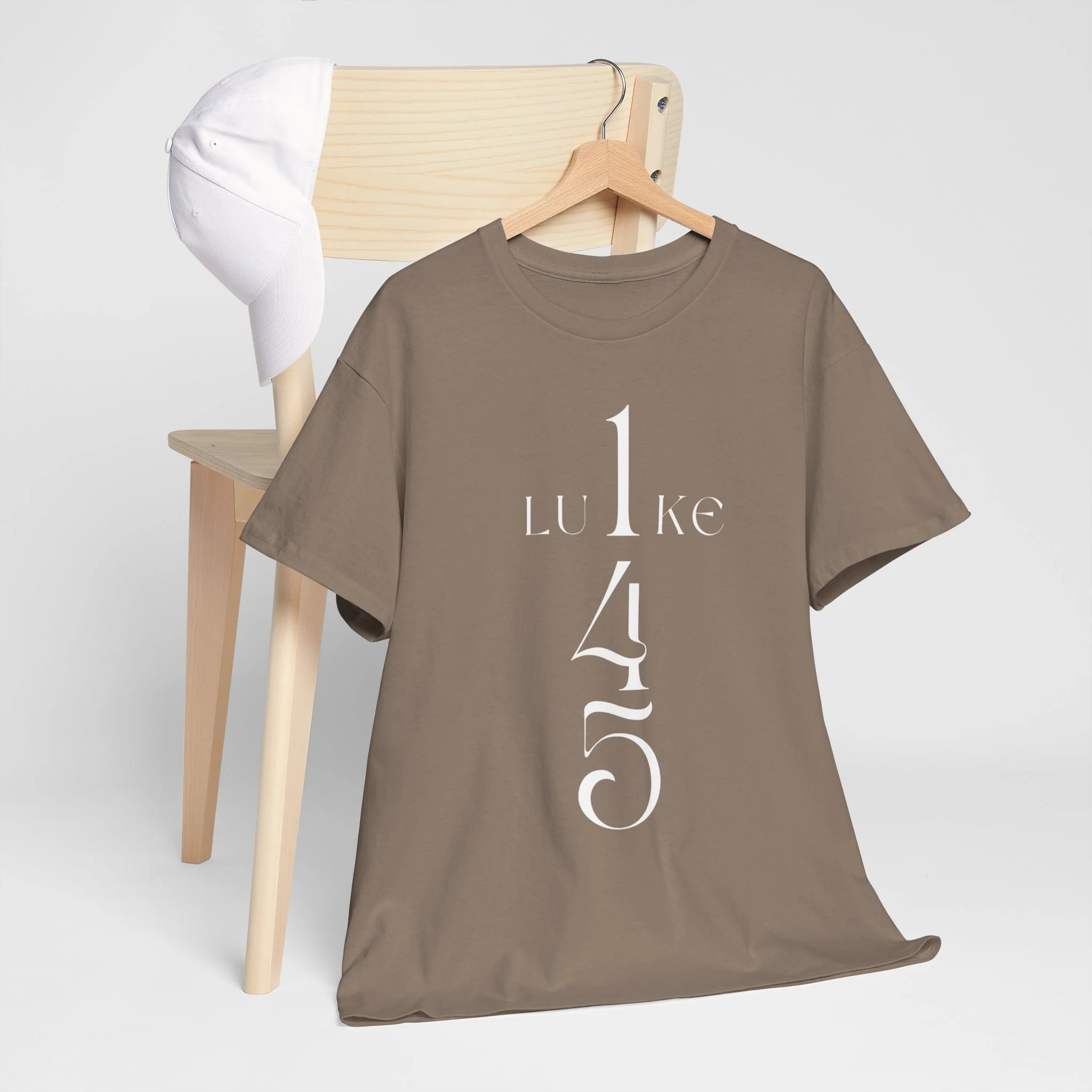 Luke 1:45 Heavy Cotton Tee - Image 21