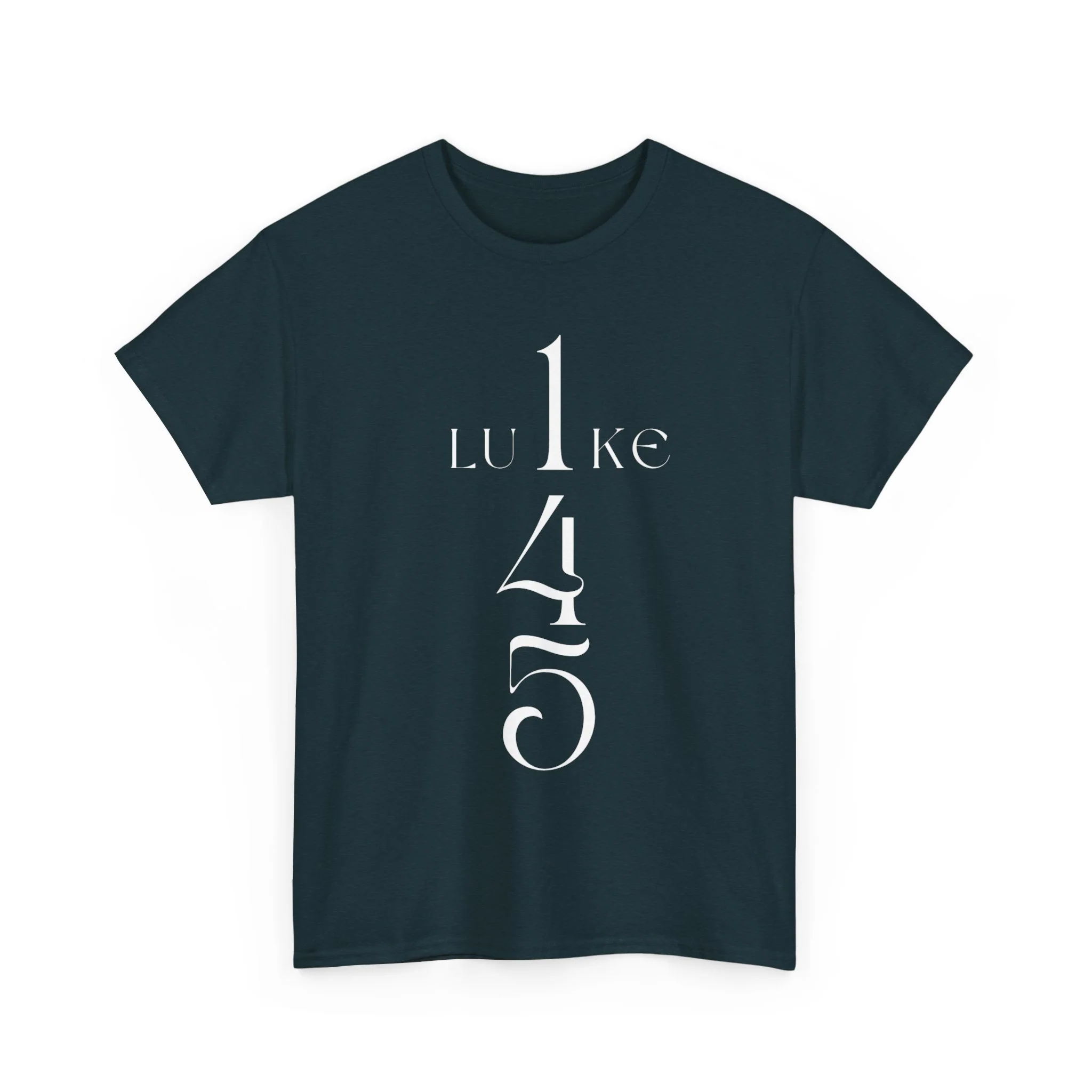 Luke 1:45 Heavy Cotton Tee - Image 32