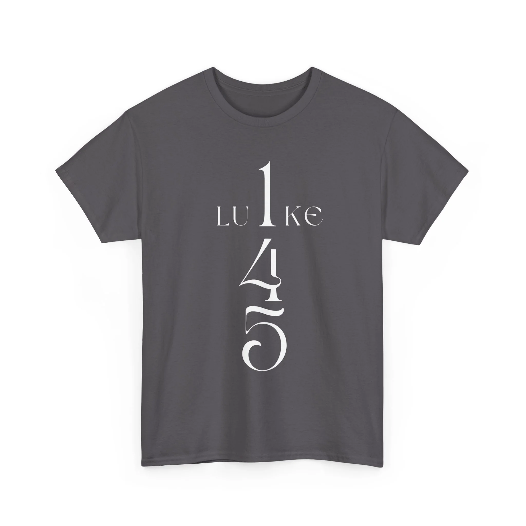 Luke 1:45 Heavy Cotton Tee - Image 38