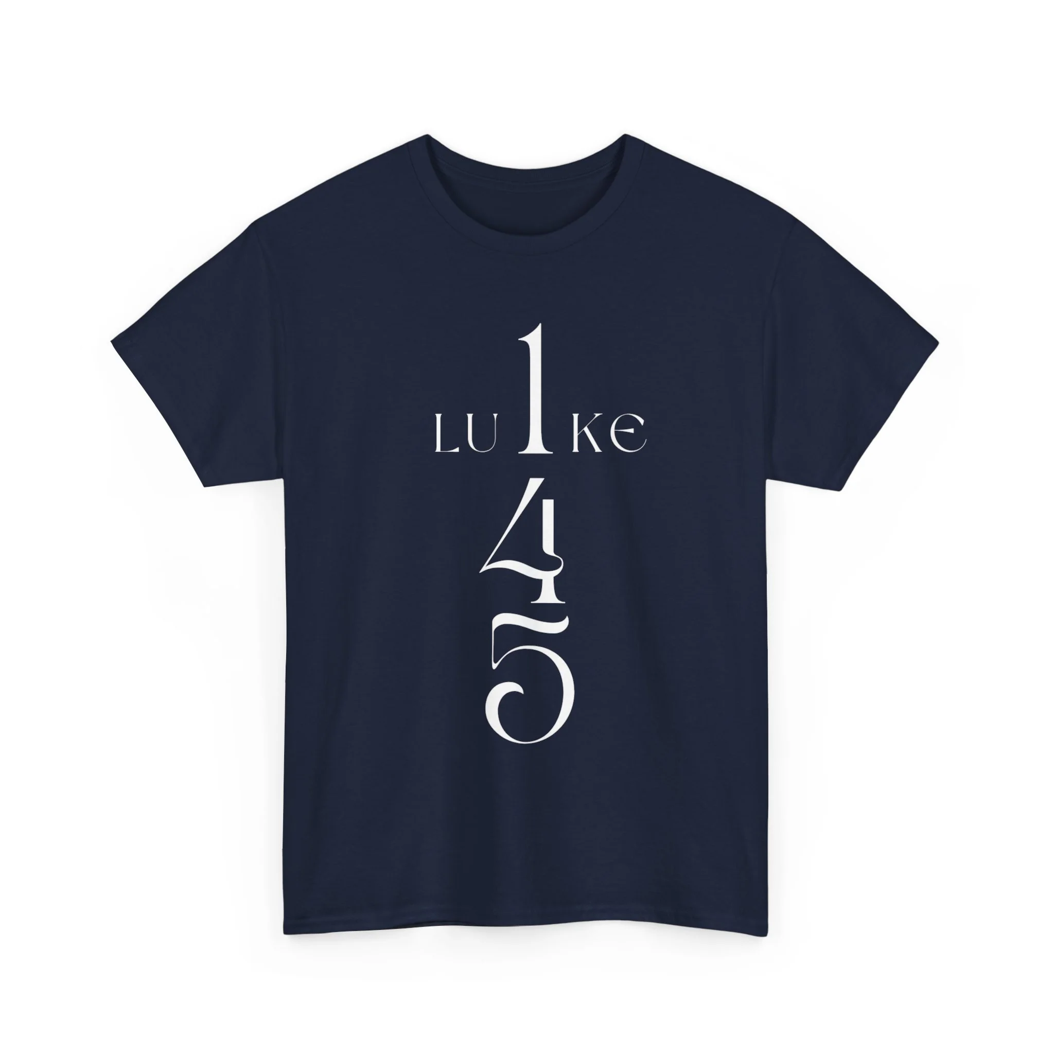 Luke 1:45 Heavy Cotton Tee - Image 41