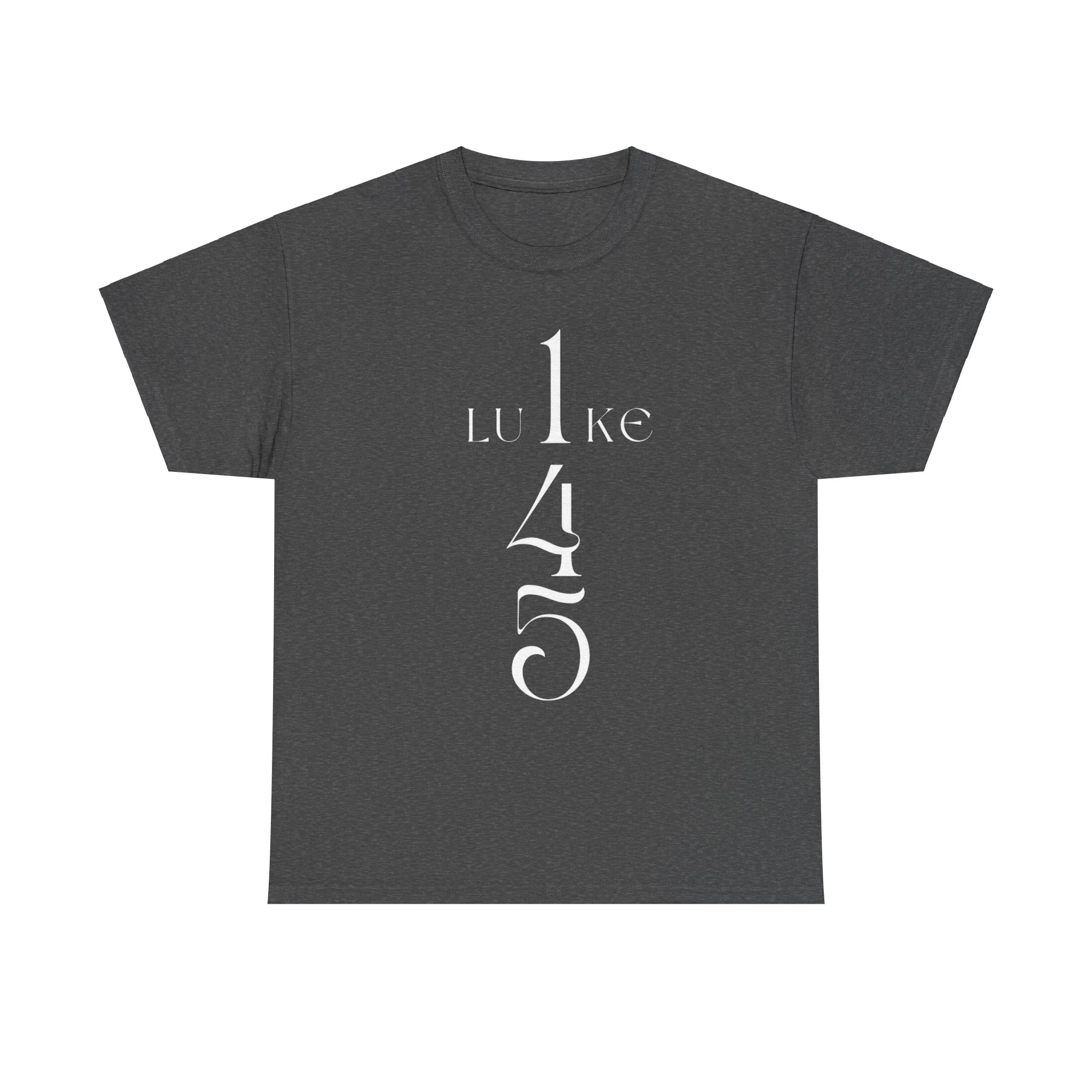 Luke 1:45 Heavy Cotton Tee - Image 5