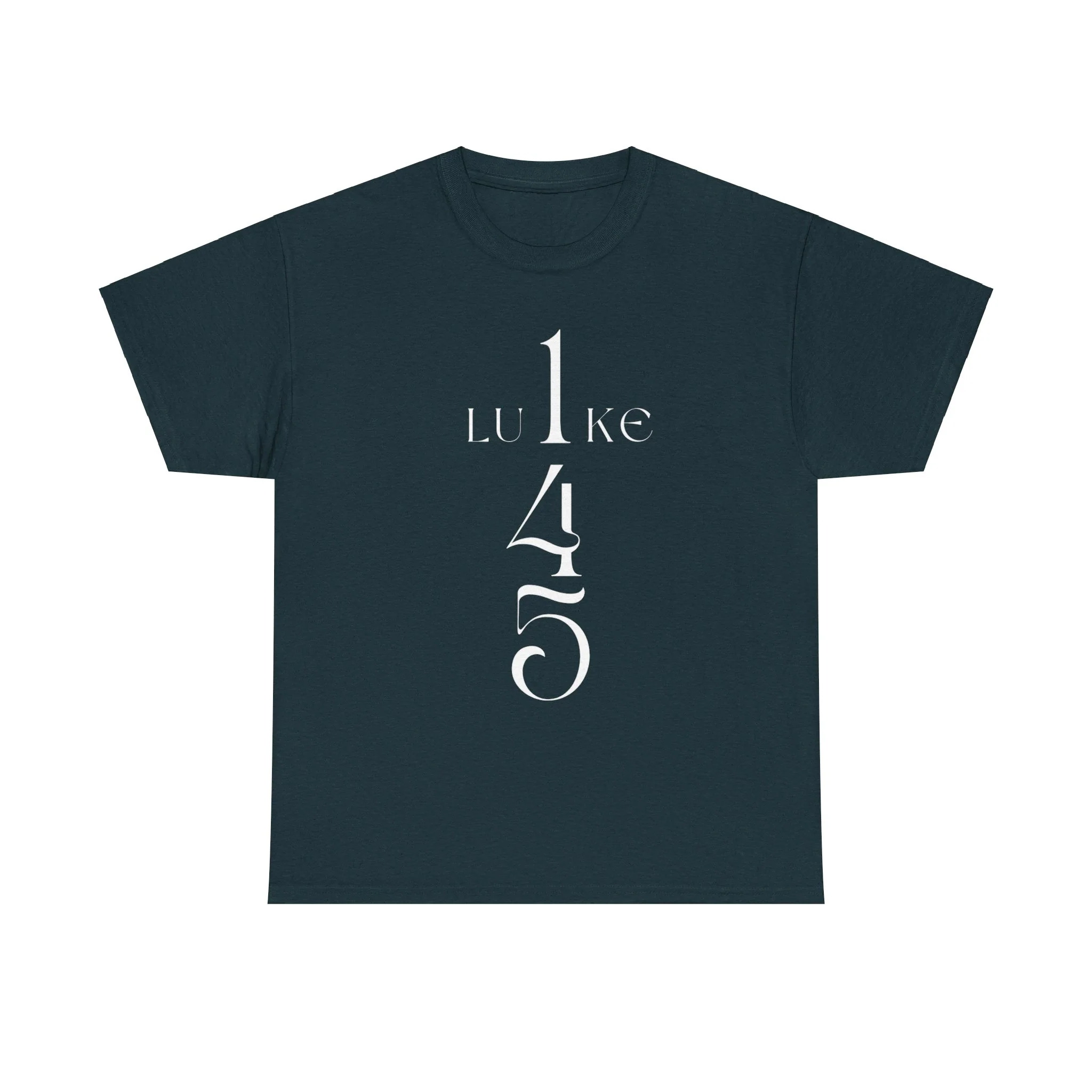 Luke 1:45 Heavy Cotton Tee - Image 6