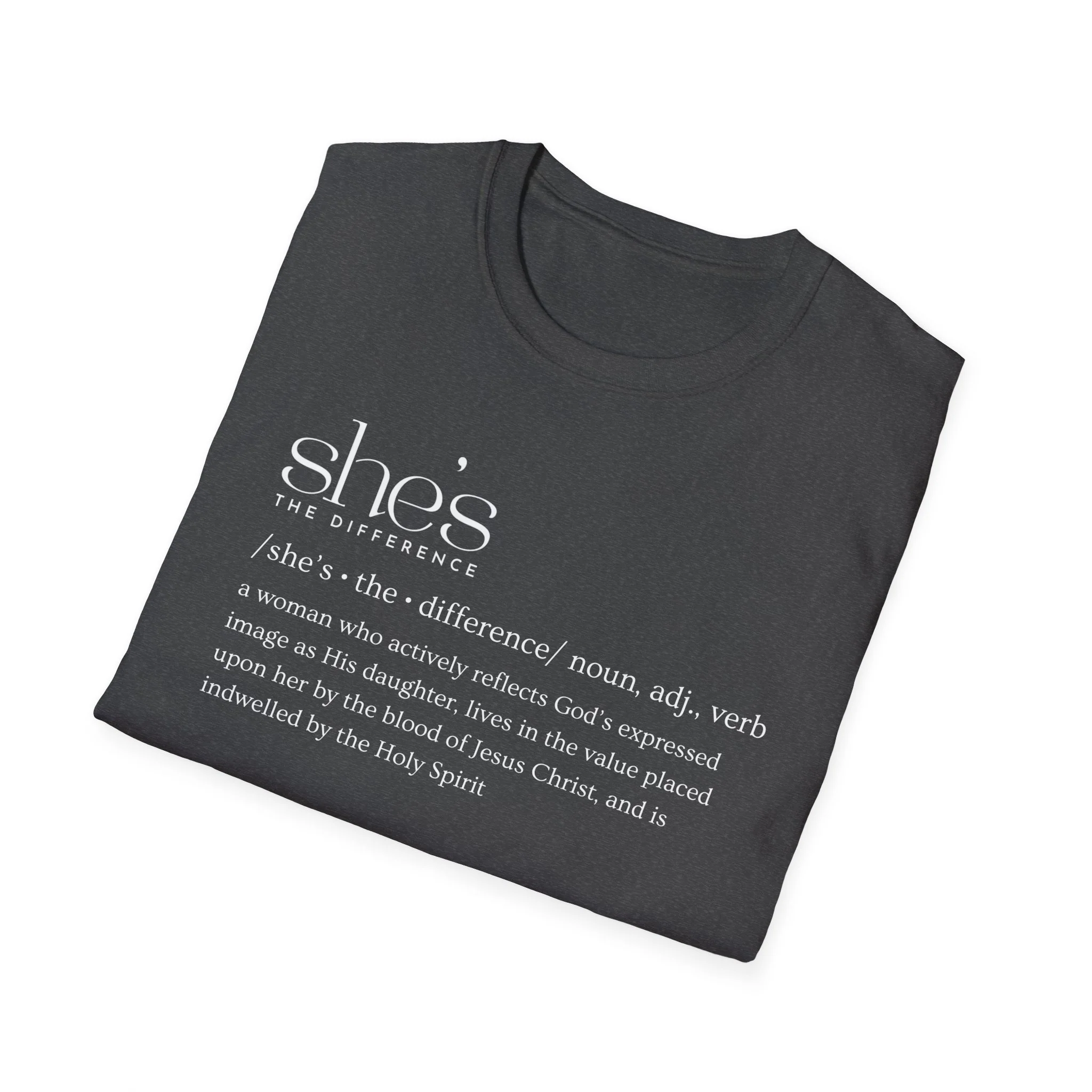 Softstyle SHE'S THE DIFFERENCE T-Shirt - Image 11