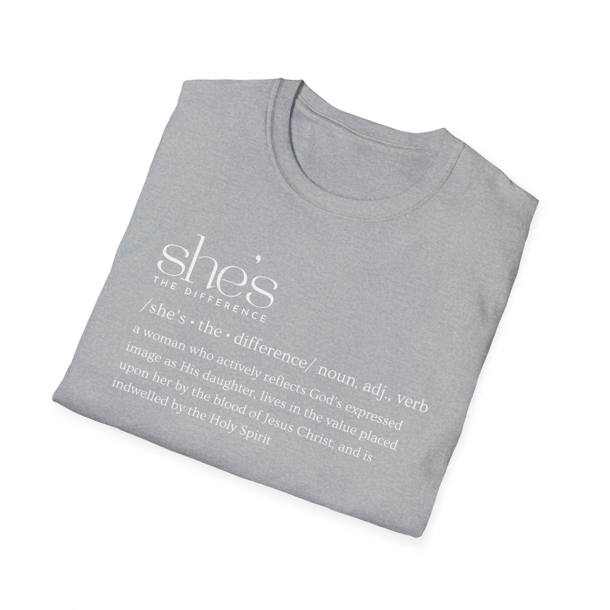 Softstyle SHE'S THE DIFFERENCE T-Shirt - Image 17