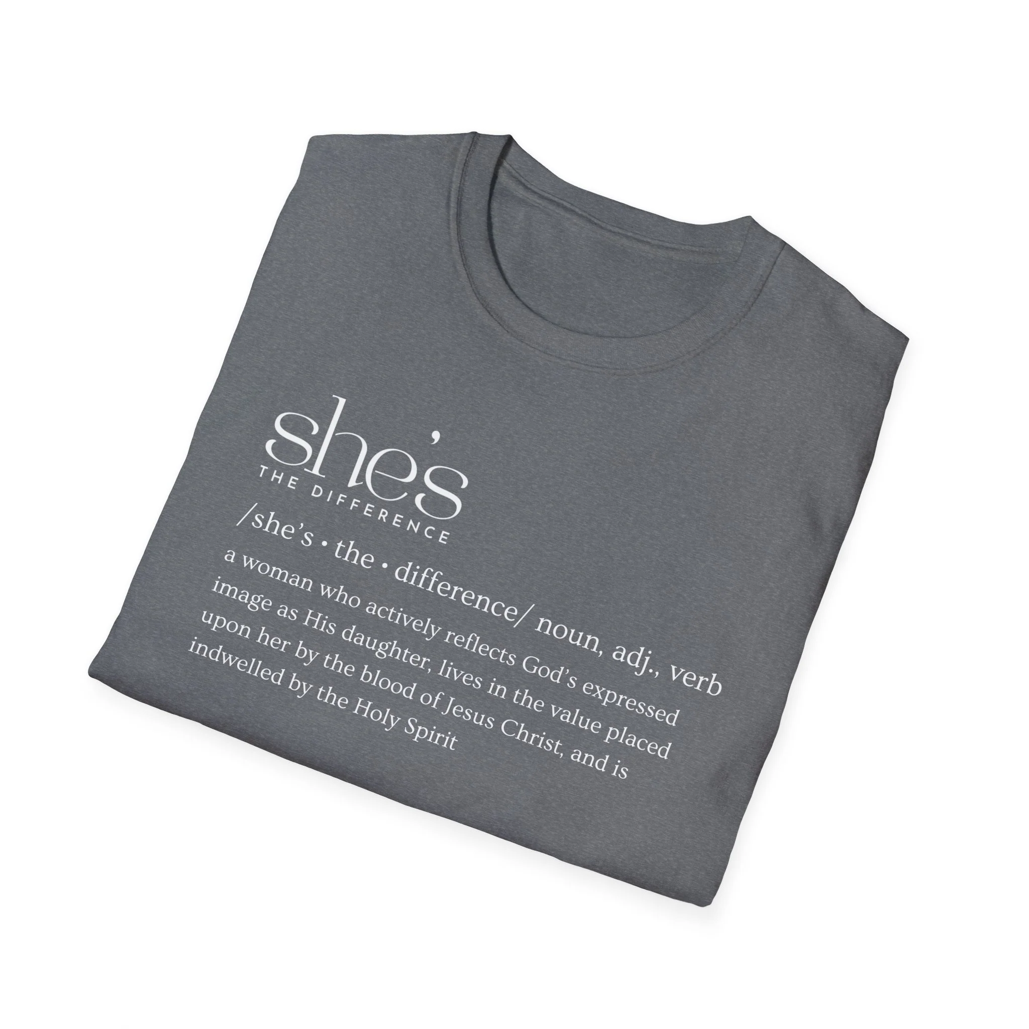 Softstyle SHE'S THE DIFFERENCE T-Shirt - Image 20