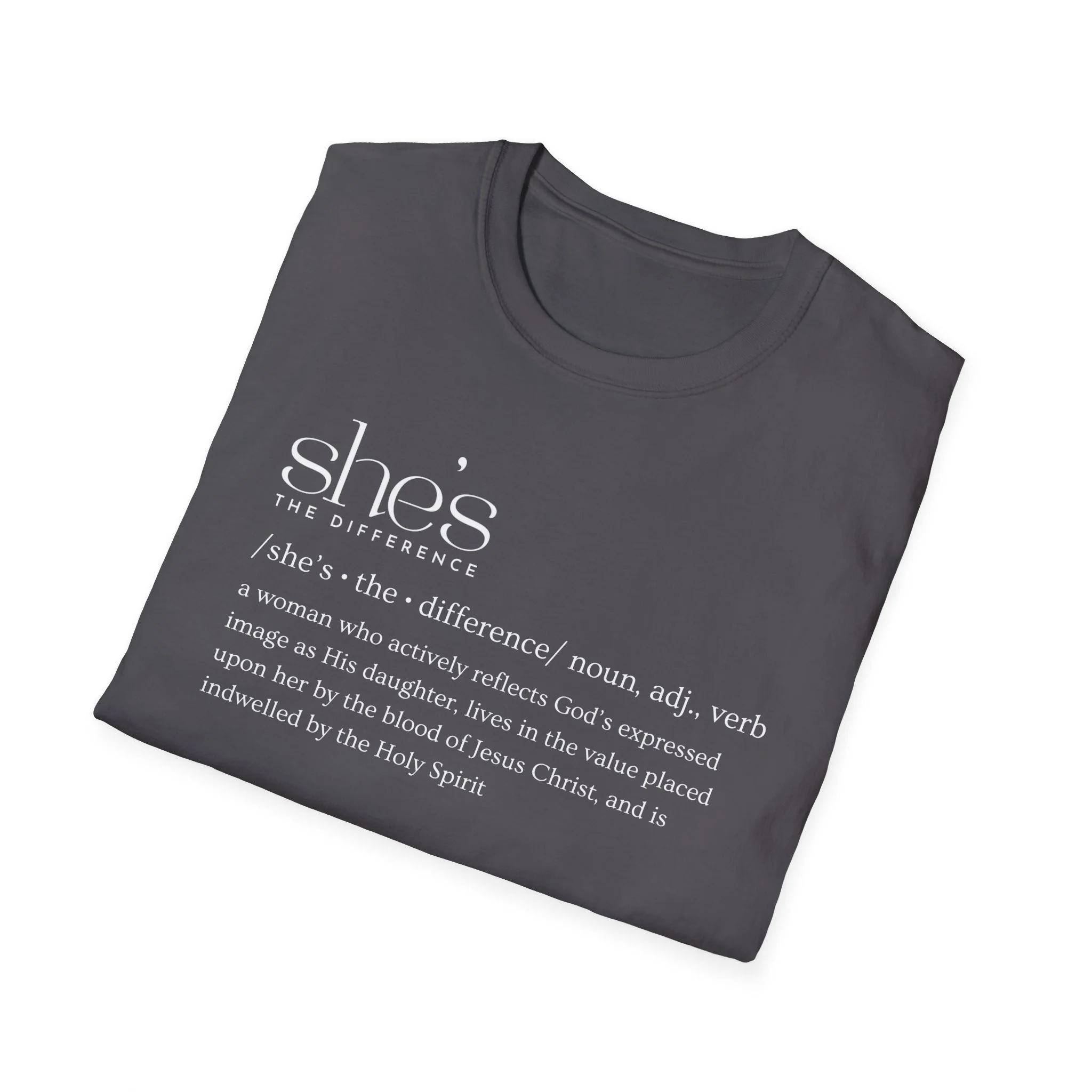 Softstyle SHE'S THE DIFFERENCE T-Shirt - Image 26