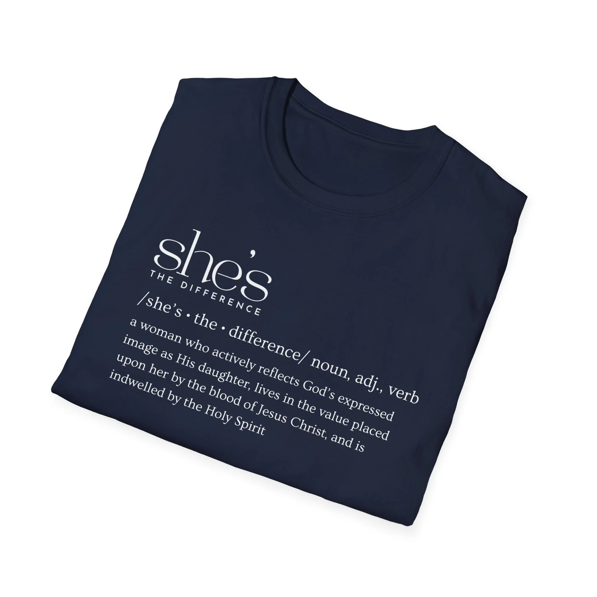 Softstyle SHE'S THE DIFFERENCE T-Shirt - Image 29