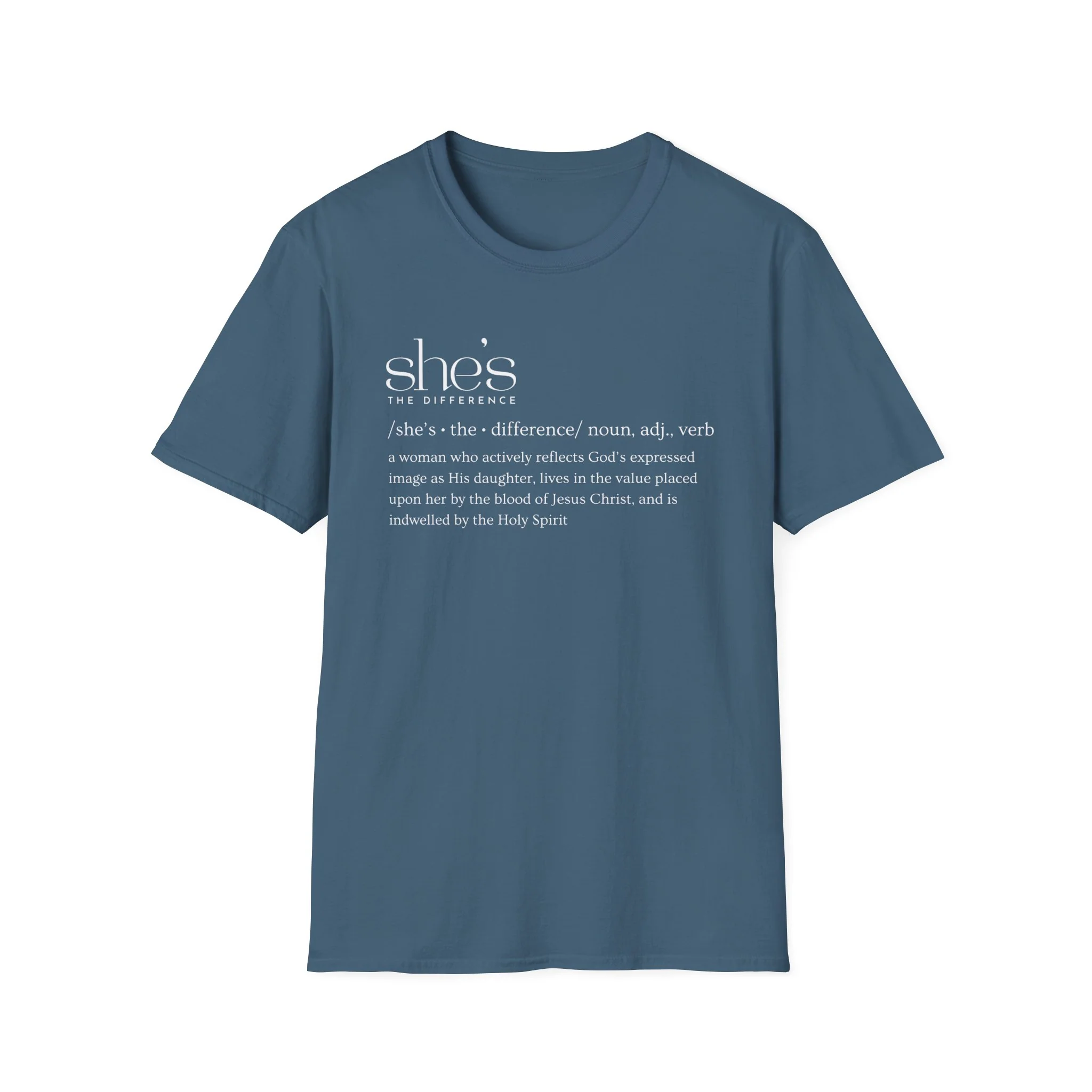 Softstyle SHE'S THE DIFFERENCE T-Shirt - Image 5