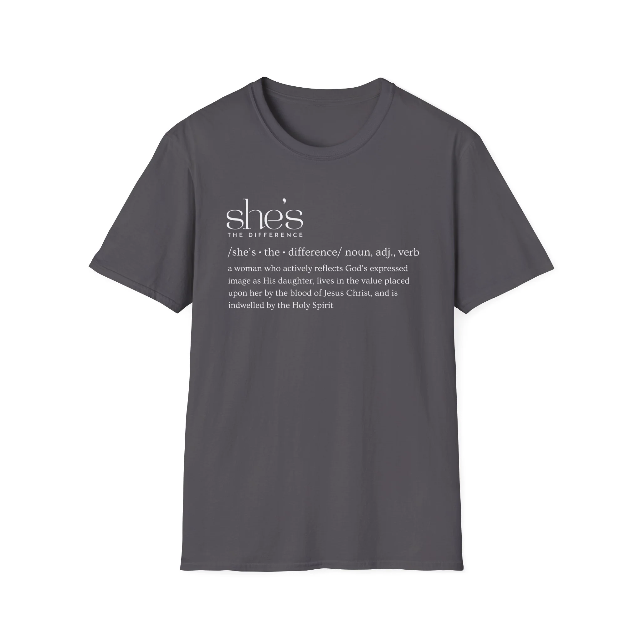Softstyle SHE'S THE DIFFERENCE T-Shirt - Image 6