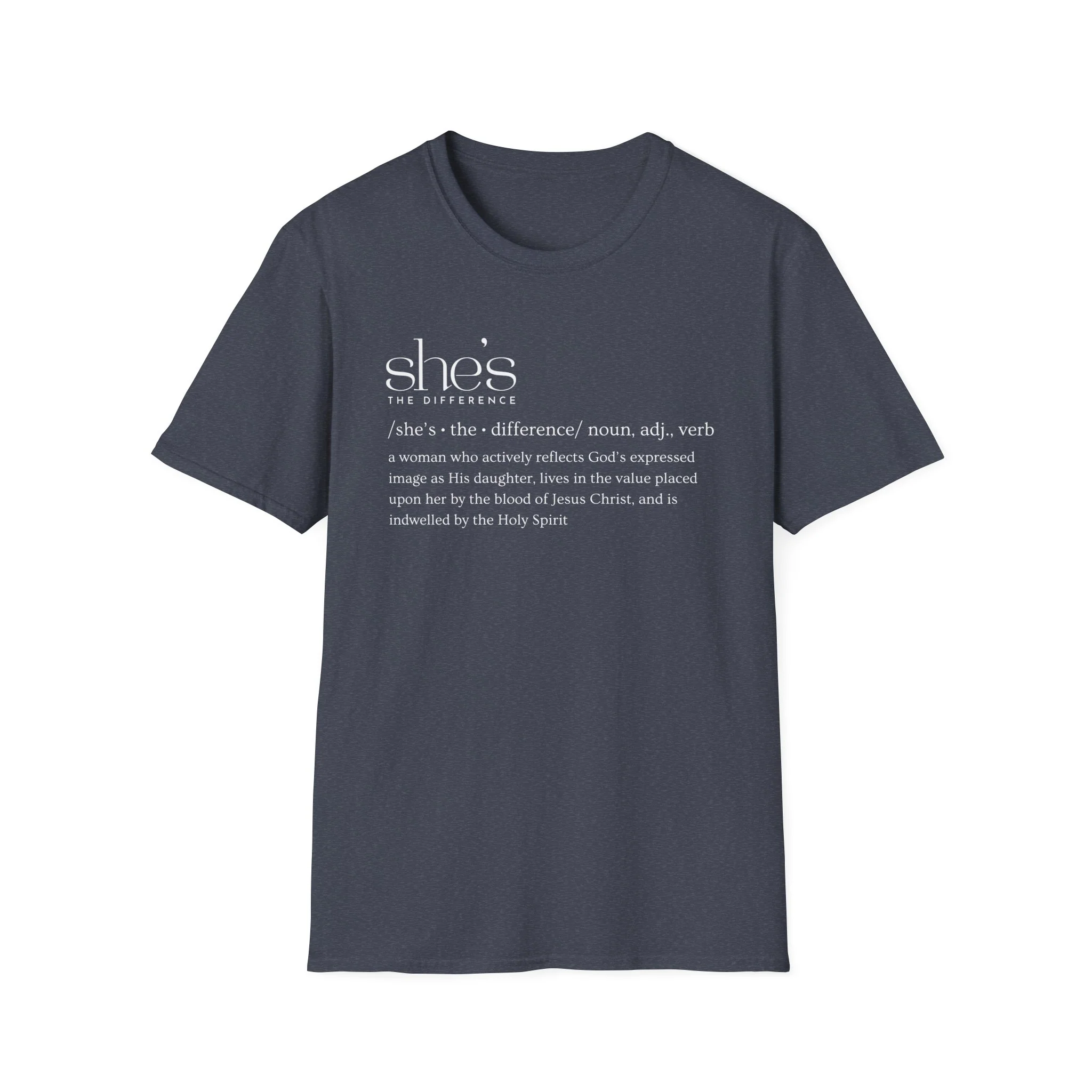 Softstyle SHE'S THE DIFFERENCE T-Shirt - Image 8